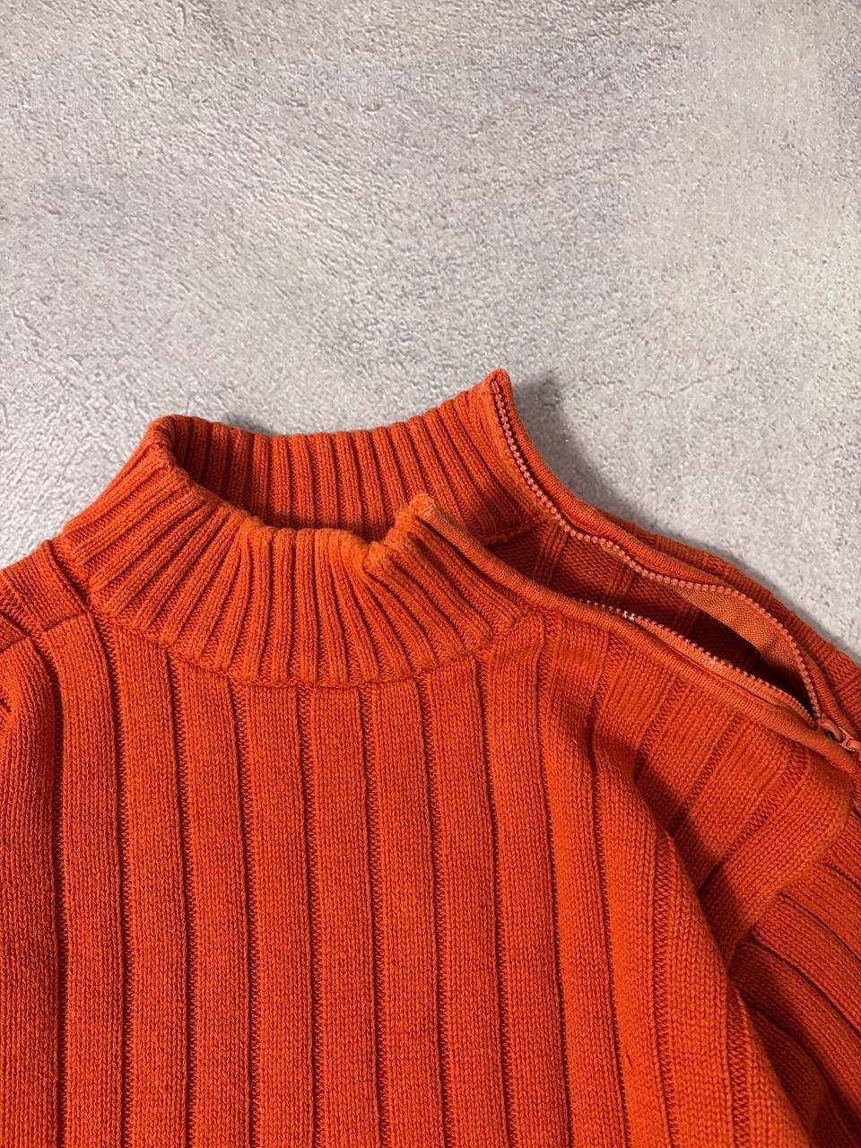 Vintage Vintage Diesel style orange distressed sweatshirt Size US M / EU 48-50 / 2 - 7 Thumbnail