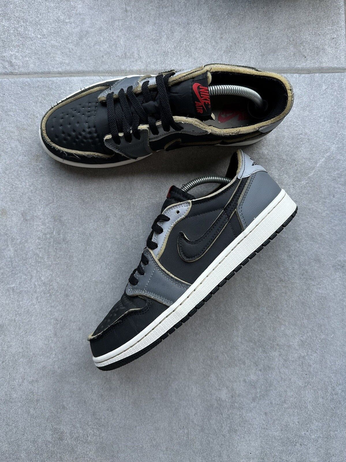 Nike Nike Air Jordan 1 Retro Low OG EX Black Smoke Gray Mens Size US 9.5 / EU 42-43 - 1 Thumbnail