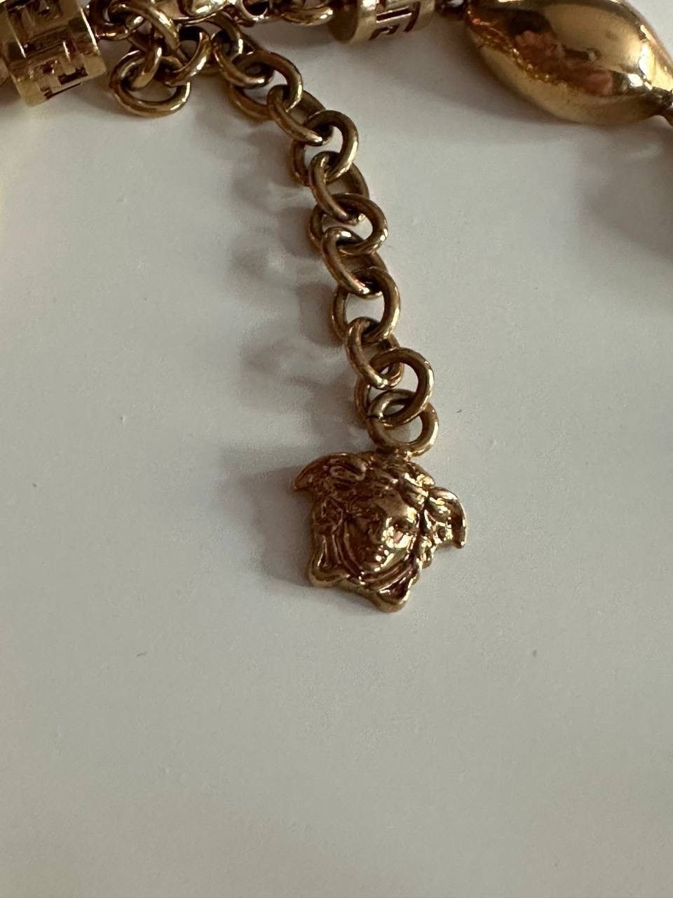 Versace Versace Bracelet Medusa Logo Shell Gold Metal Auth Size ONE SIZE - 3 Thumbnail