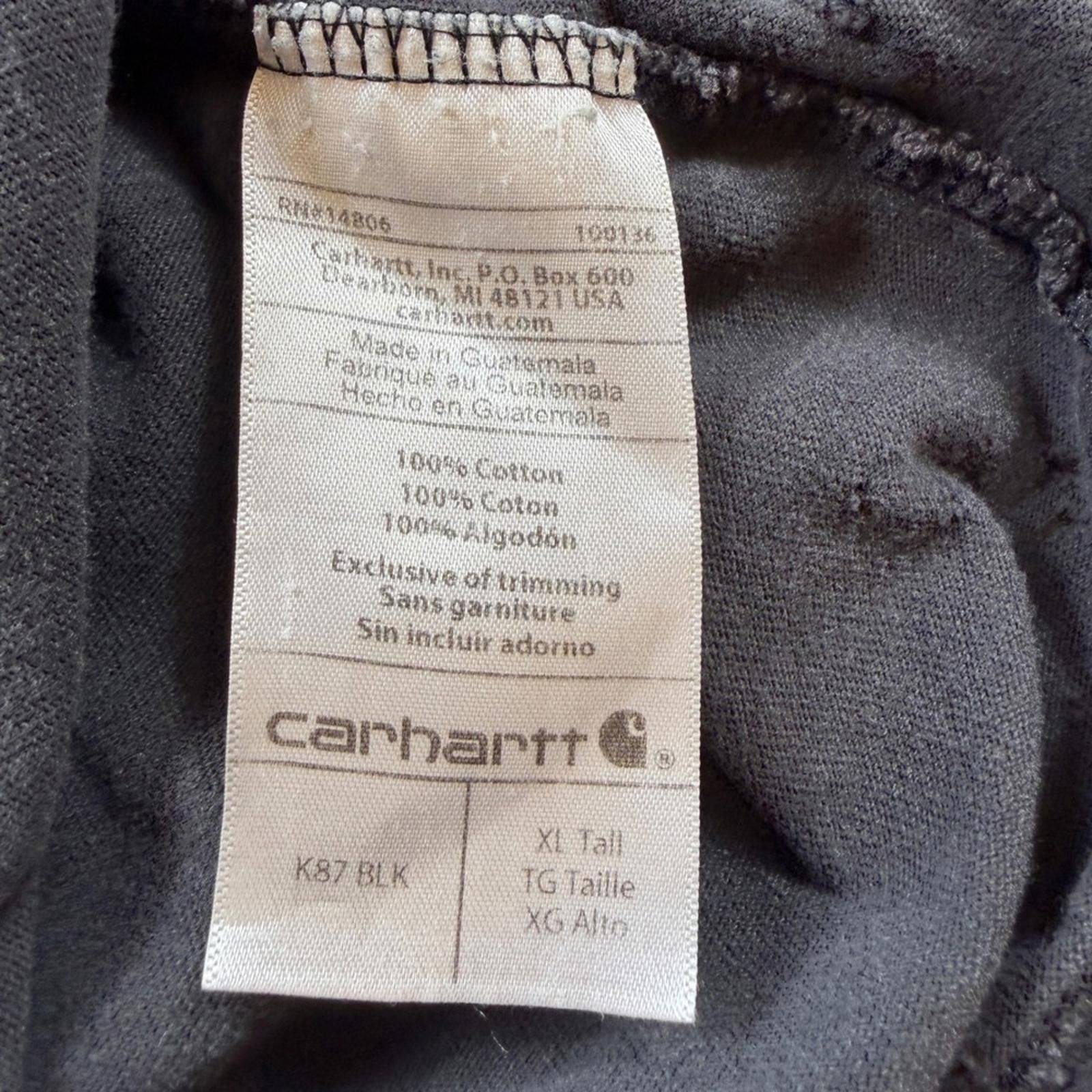 Carhartt Carhartt K87 Distressed Pocket T Shirt Men XL Tall Original Size US XL / EU 56 / 4 - 5 Thumbnail