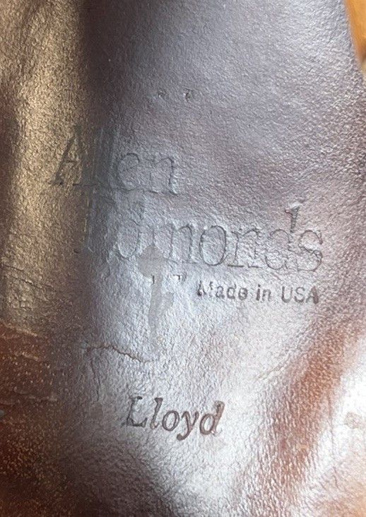Allen Edmonds Allen Edmonds LLOYD Black Leather Wingtip Brogue Oxford 10.5 Size US 10.5 / EU 43-44 - 10 Thumbnail