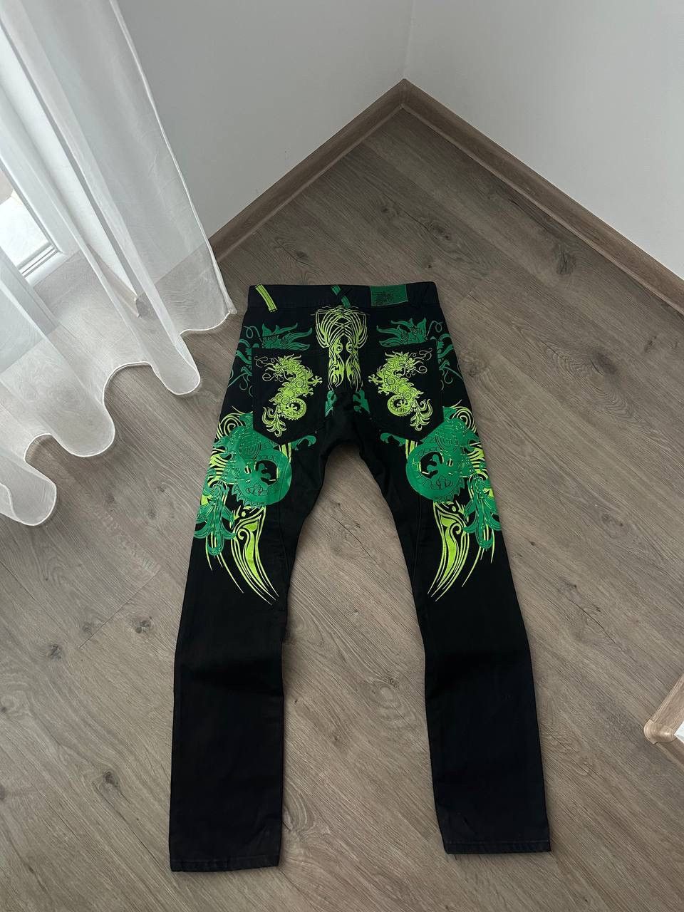 Christian Audigier × Ed Hardy × Vintage Vintage Ed Hardy Christian Audigier Style Pants Size US 30 / EU 46 - 1 Thumbnail