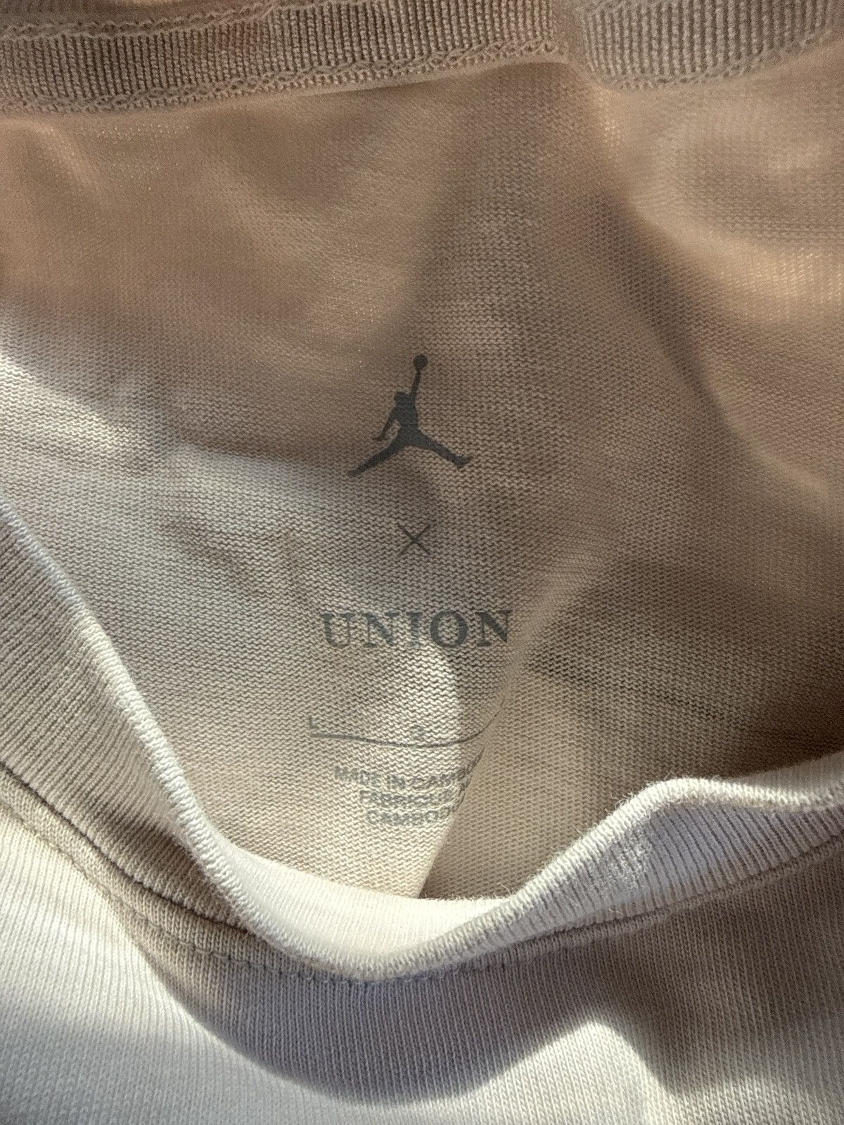 Jordan Brand × Union LA Jordan x Union tee L Size US L / EU 52-54 / 3 - 4 Thumbnail