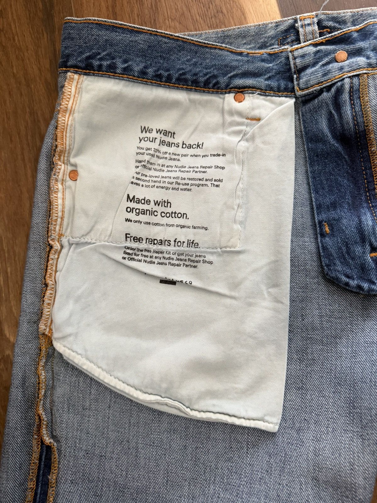 Nudie Jeans Gritty Jackson Friendly Blue W33/L30 Size US 33 - 6 Thumbnail