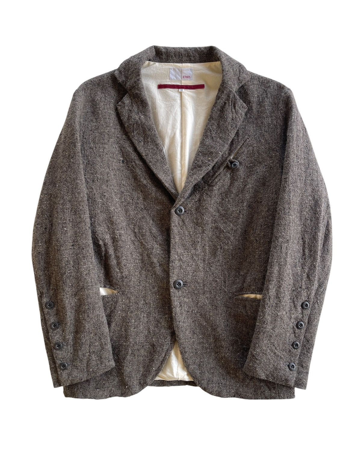 Ethos Ethos Raw Edge Wool Coat Size US M / EU 48-50 / 2 - 1 Thumbnail