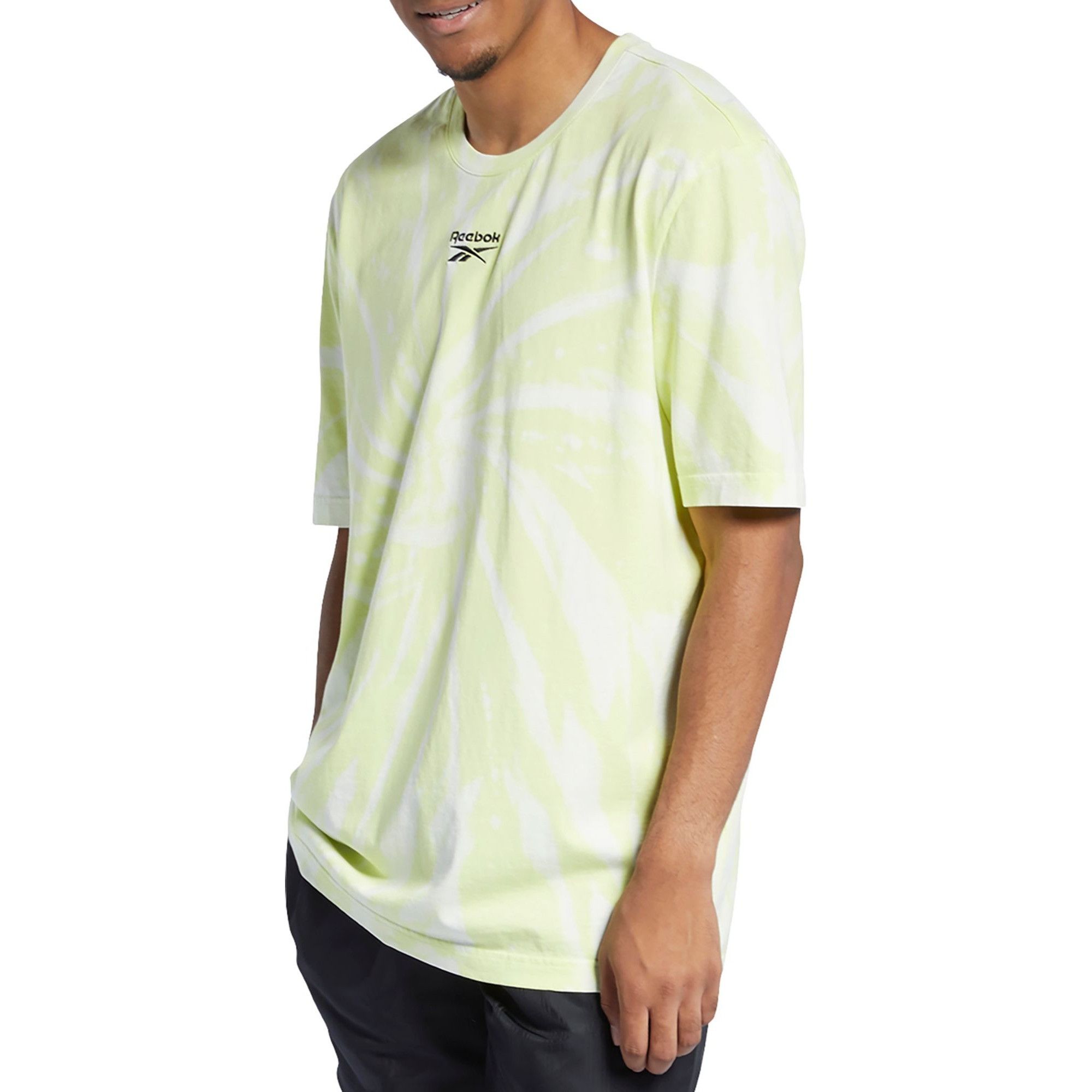 Reebok Reebok Unisex Classics Tie-Dye T-Shirt in Semi Energy Glow S Size XS / US 0-2 / IT 36-38 - 2 Thumbnail
