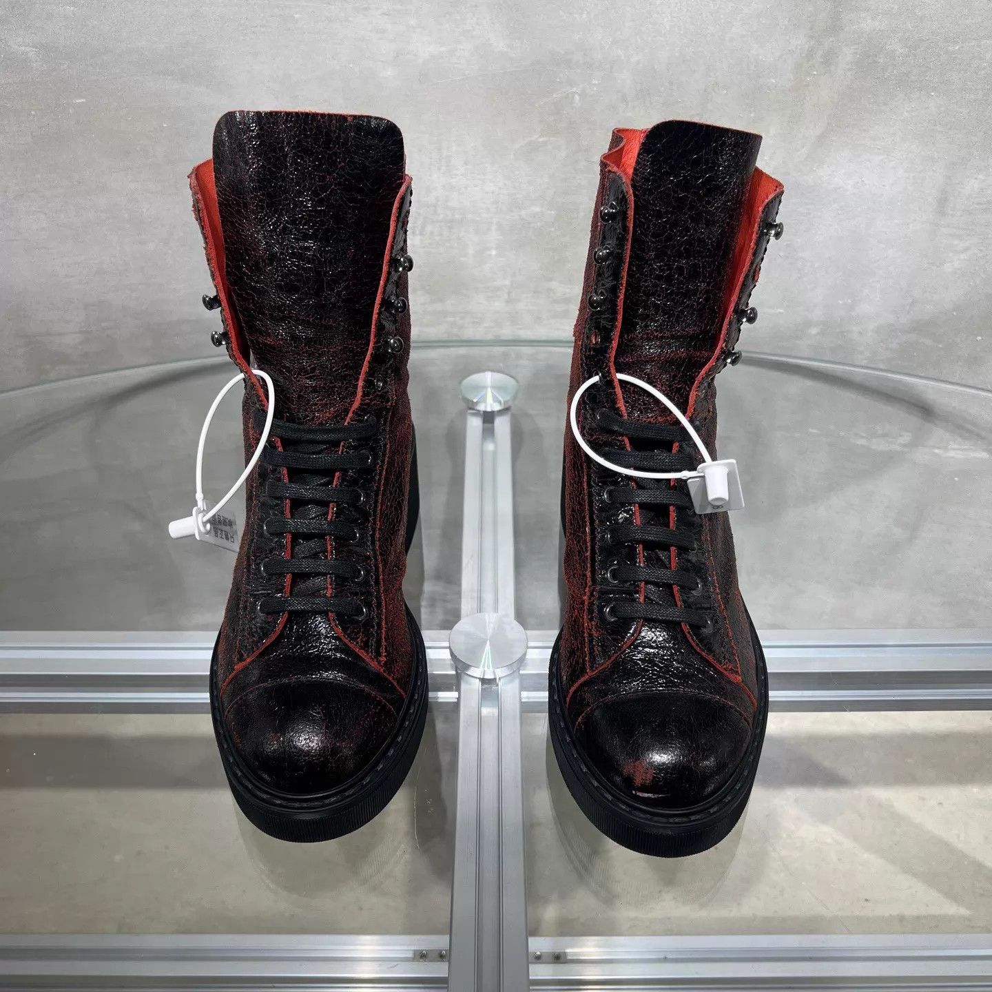 Chanel Chanel Black & Red Boots 37 EU Size US 6.5 / IT 36.5 - 1 Thumbnail