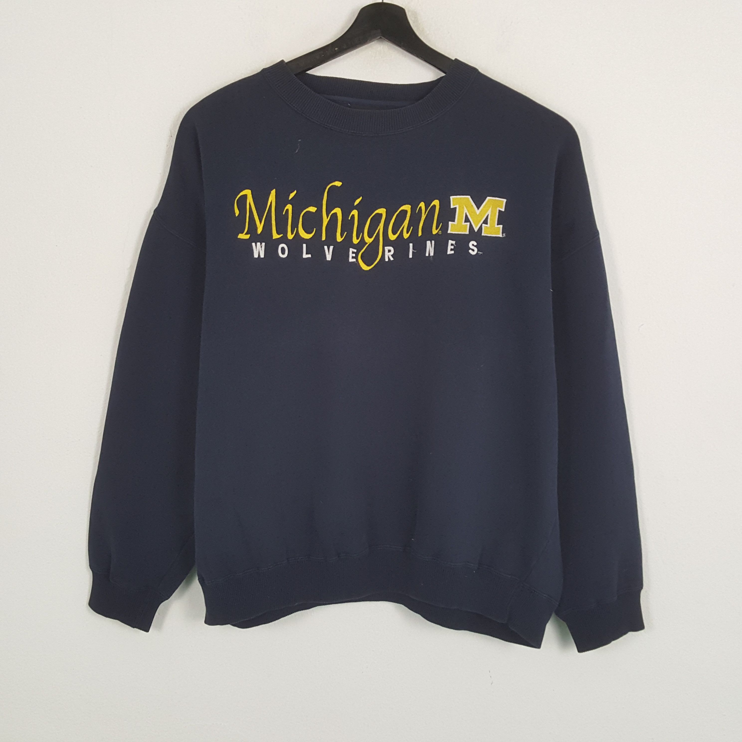 NFL × Vintage MICHIGAN WOLVERINES NFL American Football Team Sweatshirt Size US XXL / EU 58 / 5 - 1 Thumbnail
