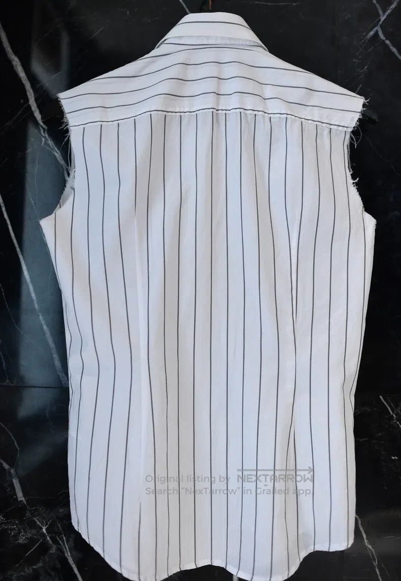 Raf Simons Raf Simons 2006 archive, striped sleeveless shirt Size US S / EU 44-46 / 1 - 3 Thumbnail