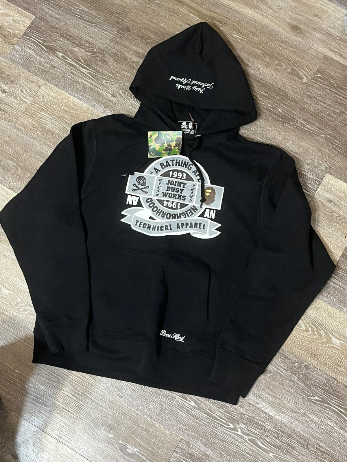 Bape × Neighborhood Bape x Neighborhood Pullover Hoodie Size US L / EU 52-54 / 3 - 1 Thumbnail