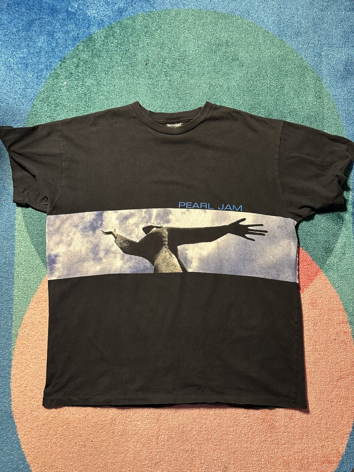 Band Tees × Vintage Vintage Pearl Jam 1998 Yield Tour Tee Single Stitch Size US XL / EU 56 / 4 - 1 Thumbnail