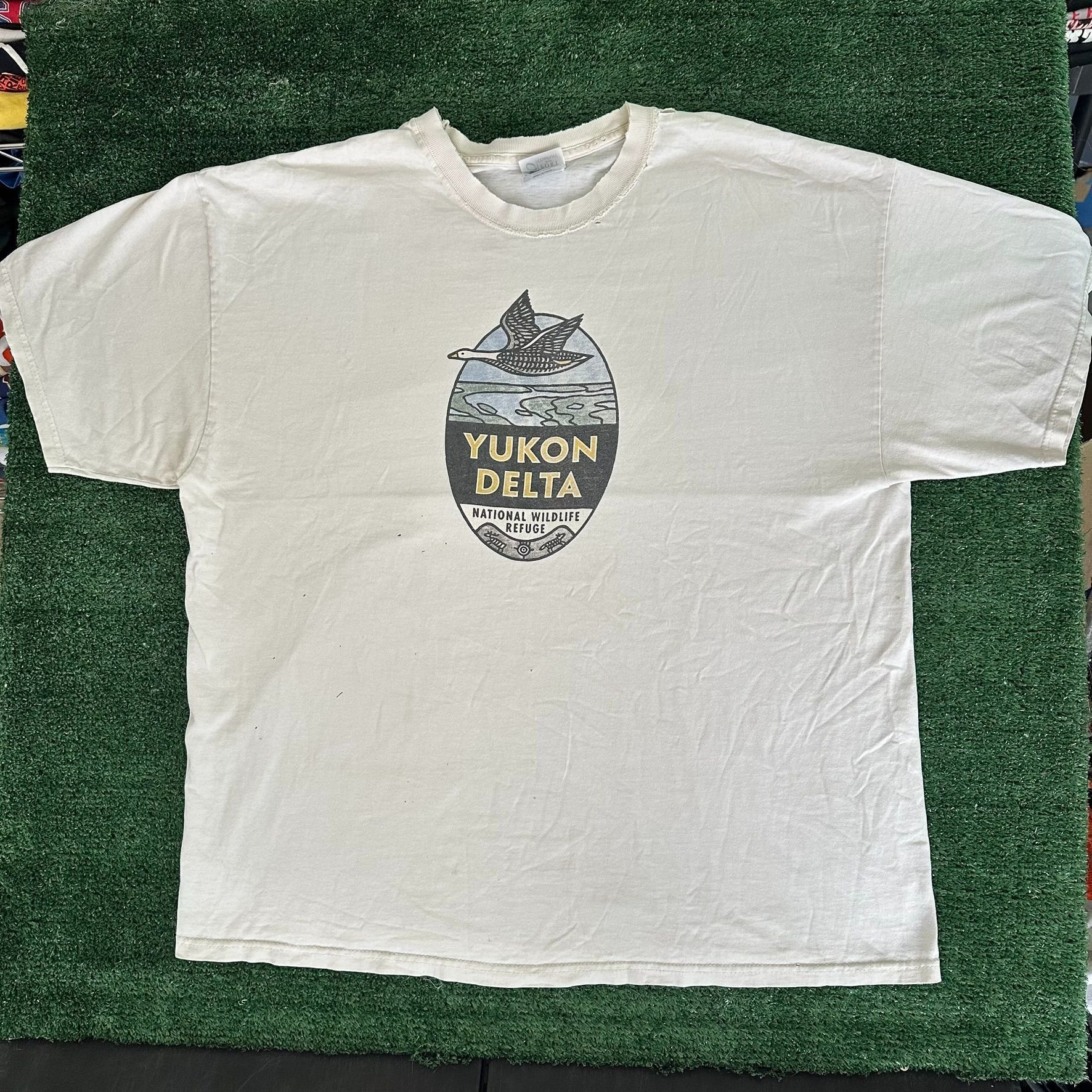 Vintage Vintage Y2K Yukon Delta Wildlife Refuge T-Shirt Gorpcore Ala Size US XL / EU 56 / 4 - 1 Thumbnail