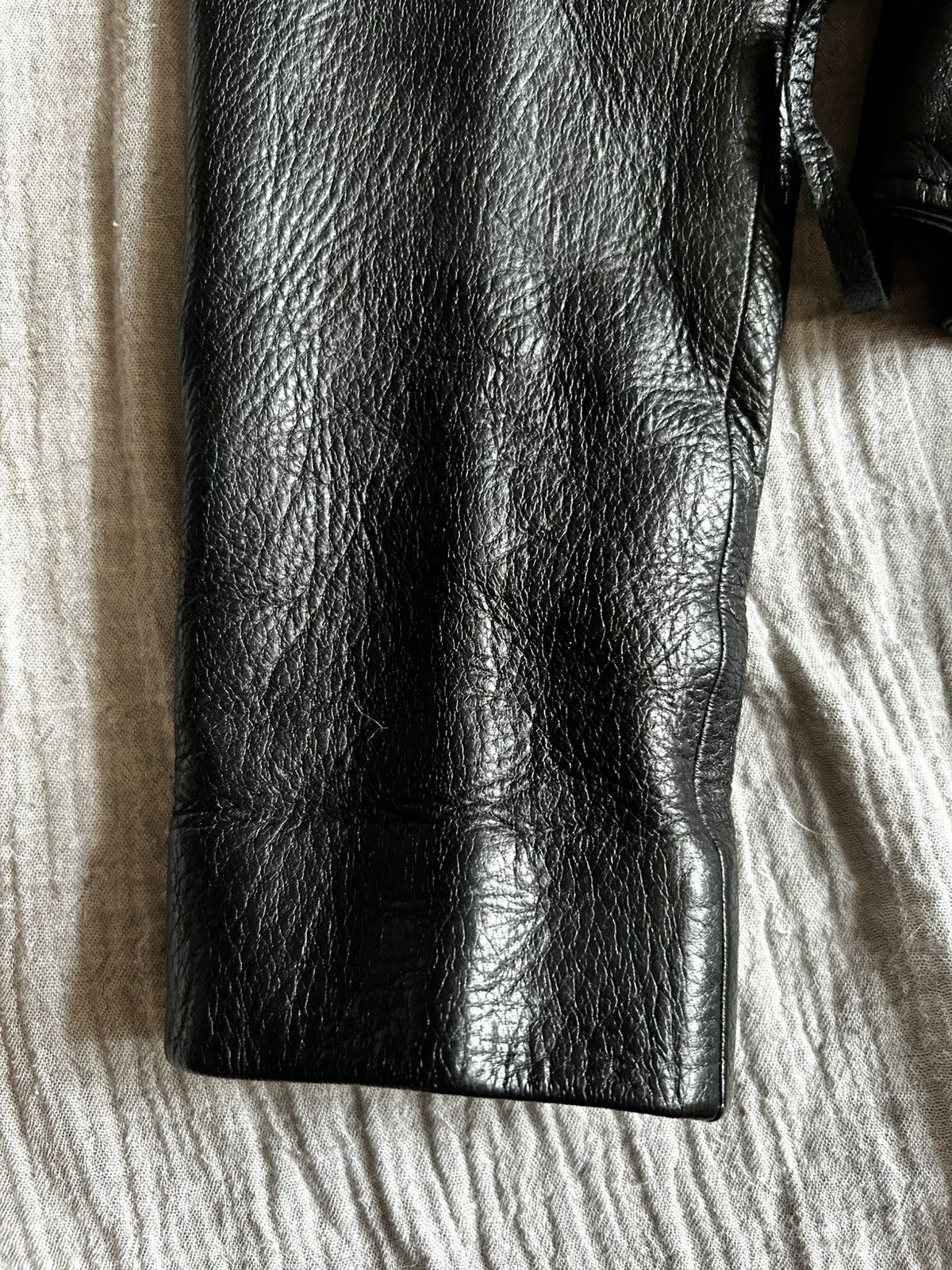 Gucci Gucci 2017 deer hide biker leather jacket with fringle Size S / US 4 / IT 40 - 14 Thumbnail