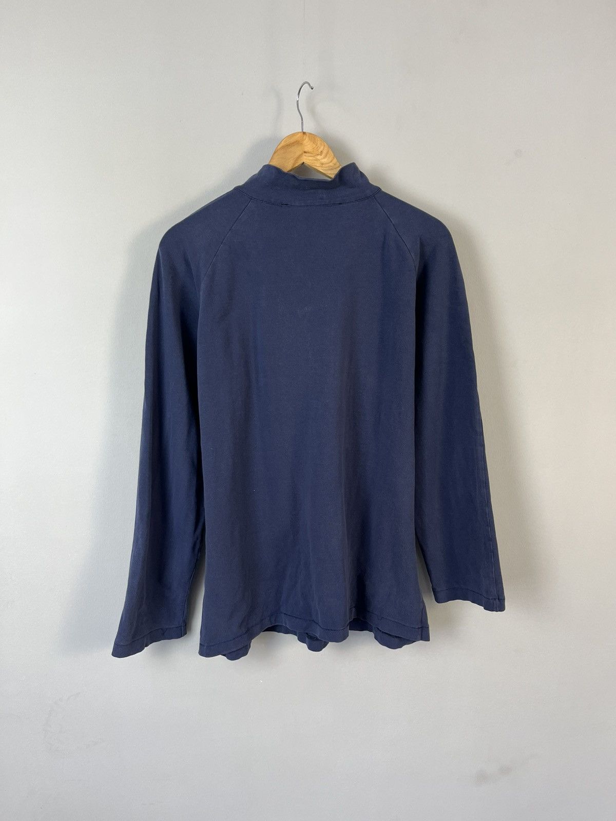 Valentino × Vintage Valentino Jeans Vintage Y2K Cotton 1/4 Zip Sweatshirt Italy Size US L / EU 52-54 / 3 - 7 Thumbnail