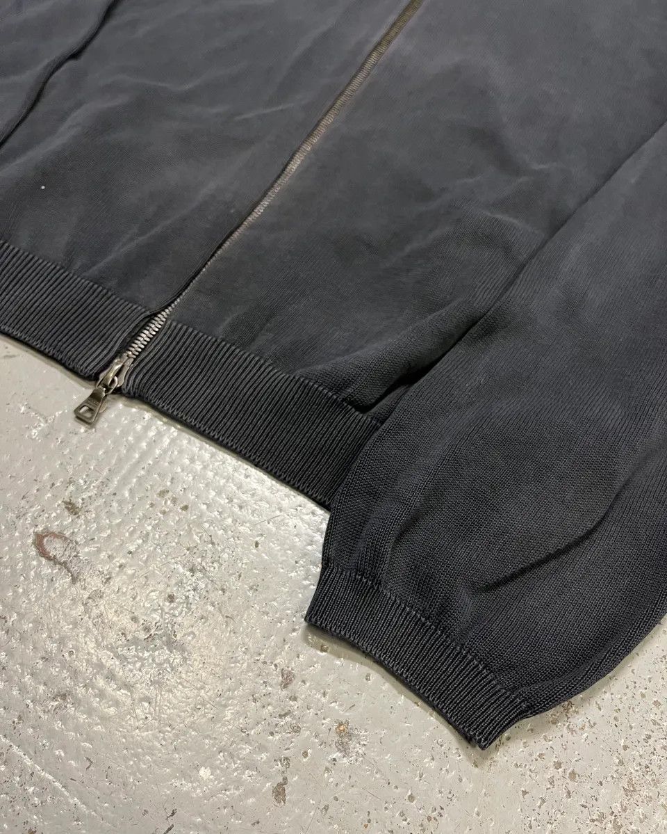 Prada 2000s Prada Dark Grey Faded Zip-up Sweater Size US M / EU 48-50 / 2 - 6 Thumbnail