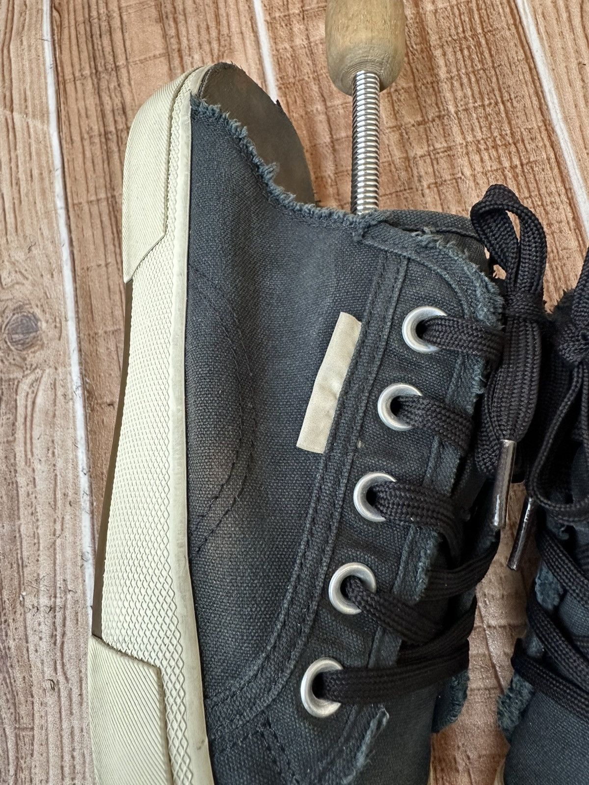 Balenciaga Balenciaga Paris Canvas Distress Black Low Mules Size US 9 / EU 42 - 8 Thumbnail