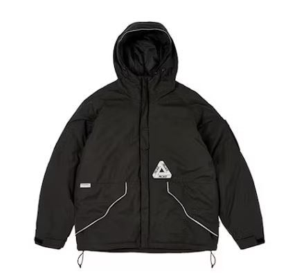 Palace Palace P-Tech Hooded Jacket Black - 23FW Size US XL / EU 56 / 4 - 1 Thumbnail