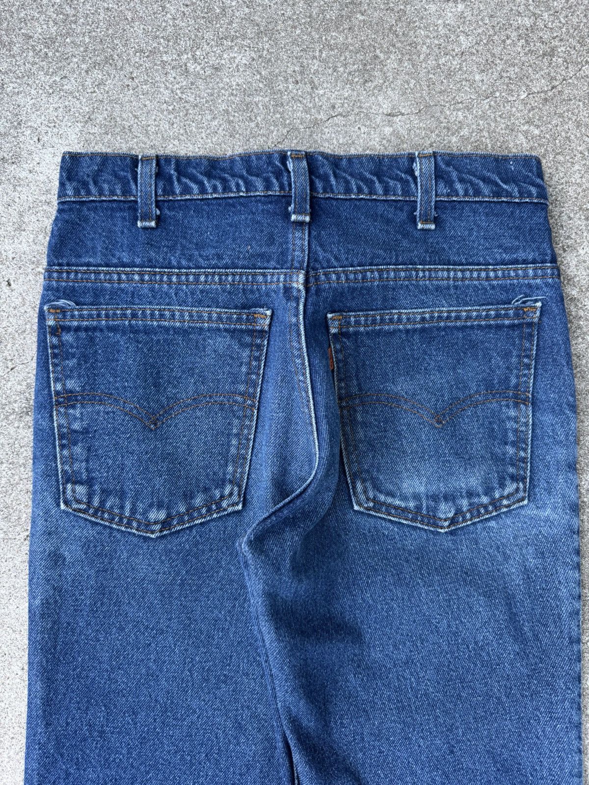 Levi's × Vintage Vtg 80’s Levi’s 684 Orange Tab Bellbottom Flare Jeans 29x29 Size US 29 - 7 Thumbnail