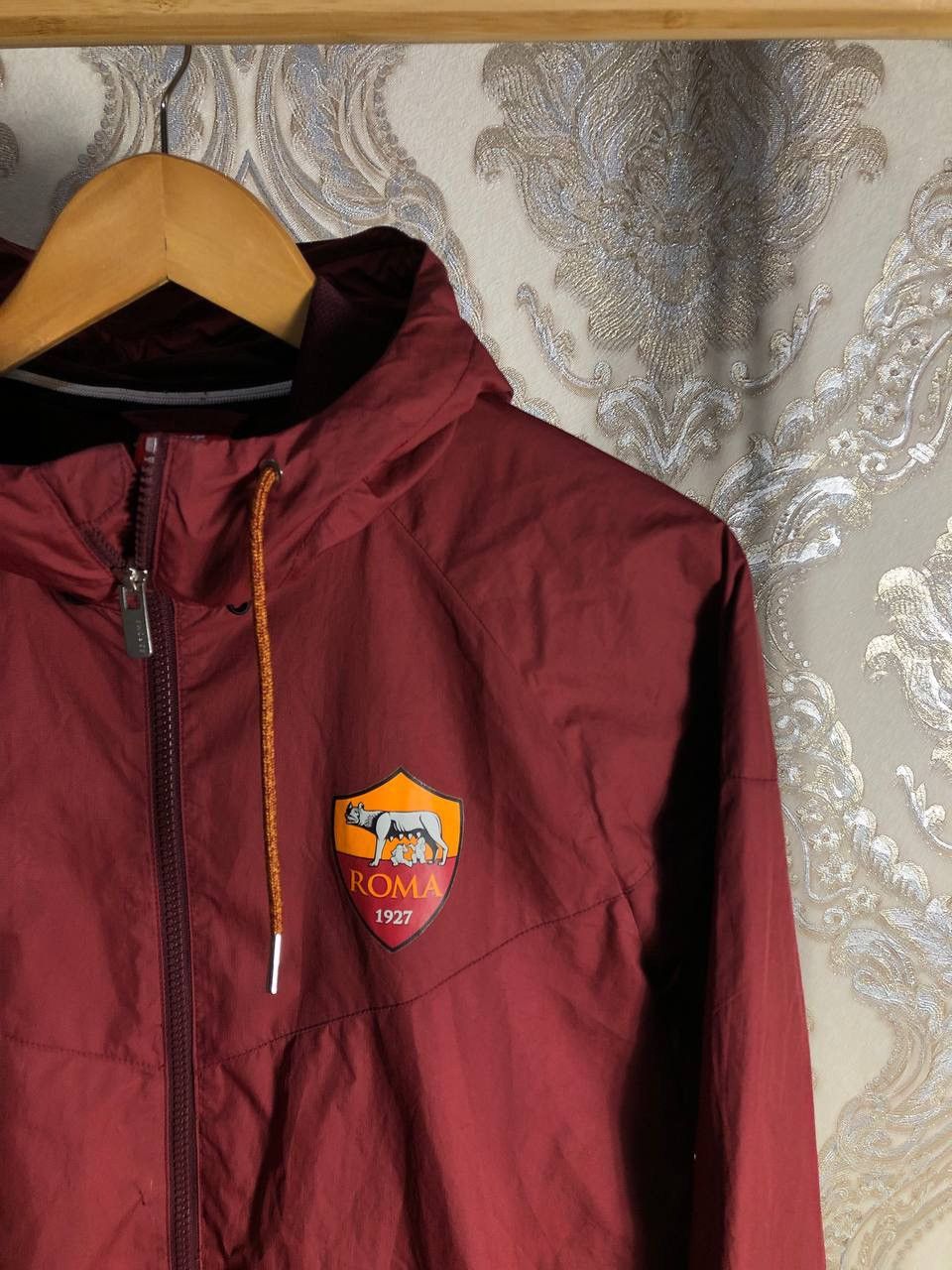 Nike × Vintage VERY RARE NIKE AS ROMA LIGHT JACKET SOCCER ITALY BLOKECORE Size US M / EU 48-50 / 2 - 2 Thumbnail