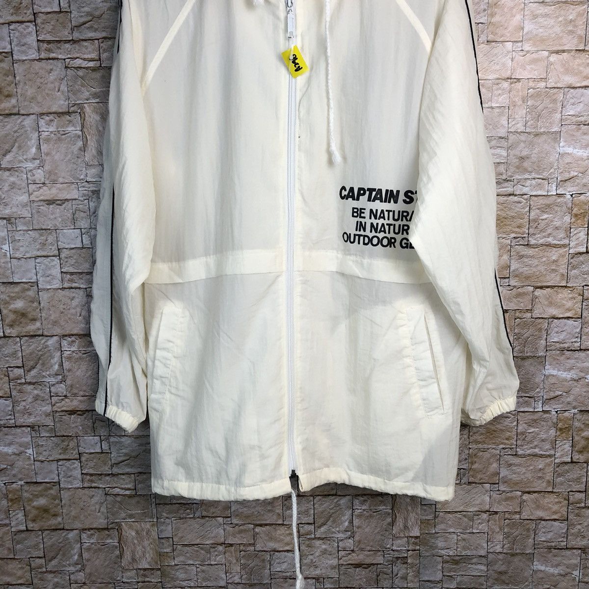 Japanese Brand × Sports Specialties Captain Stag White Hoodie windbreaker outdoor gear #A296 Size US L / EU 52-54 / 3 - 3 Thumbnail