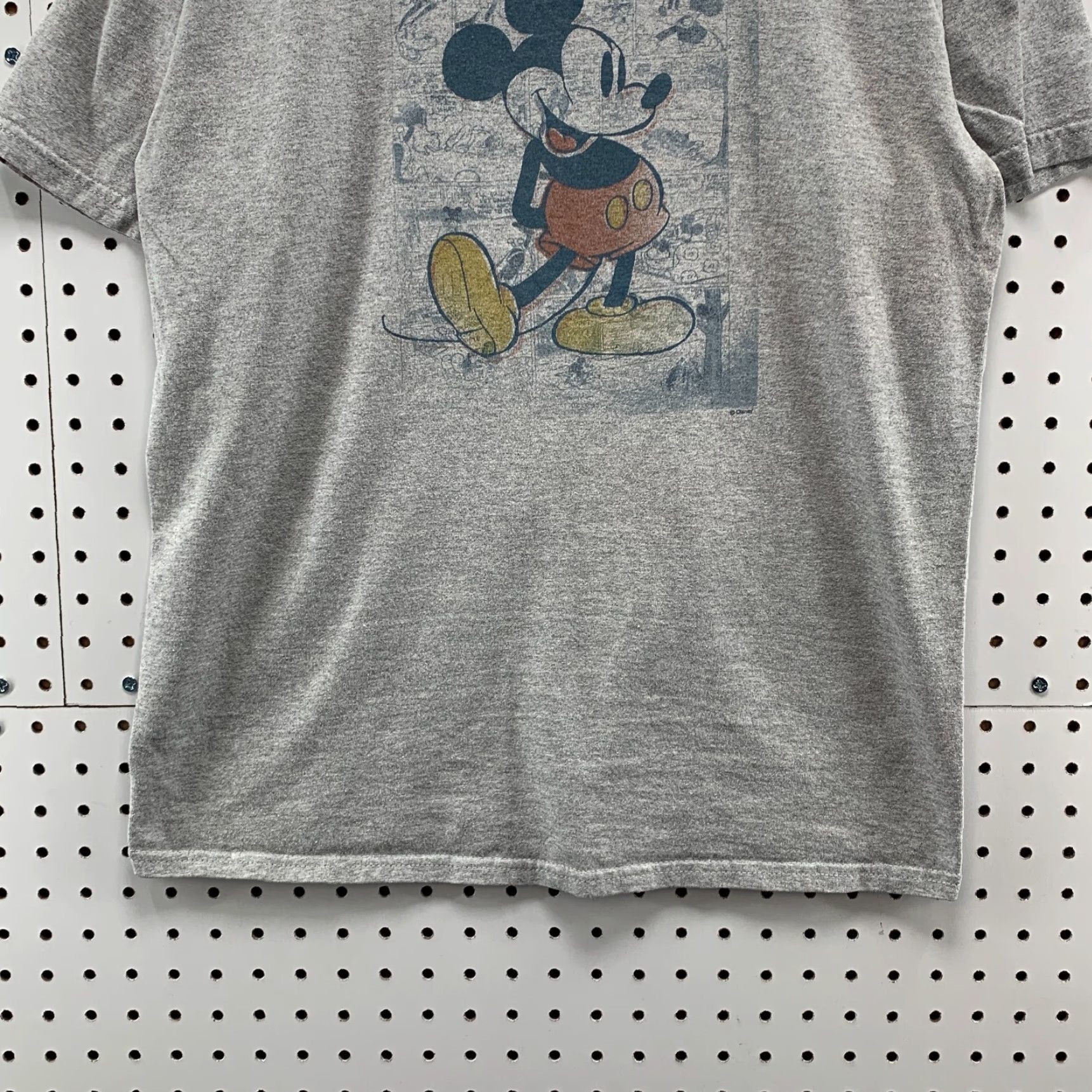 Disney Disney Mickey Mouse Graphic T-Shirt Short Sleeve Unisex Adult Medium Gray Cartoon Size US M / EU 48-50 / 2 - 5 Thumbnail