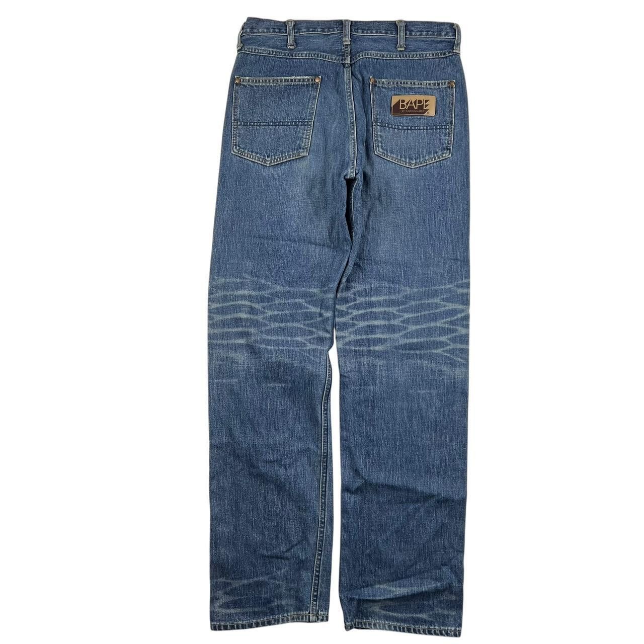Bape Vintage 2000s Bape Twinsta Star Jeans - Waist: 32” Size US 32 / EU 48 - 2 Thumbnail