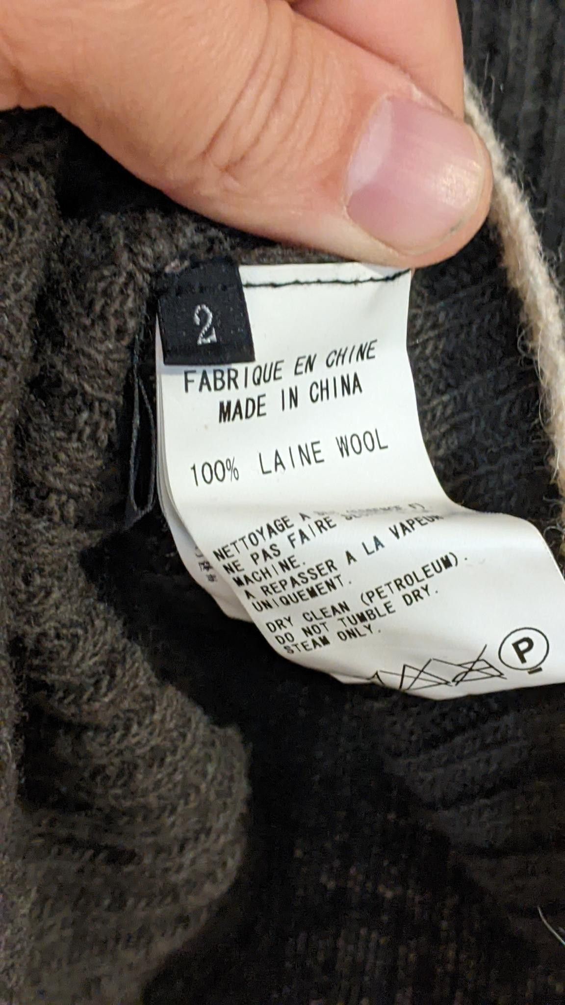 Y's × Yohji Yamamoto oversize turtleneck Size XS / US 0-2 / IT 36-38 - 2 Thumbnail