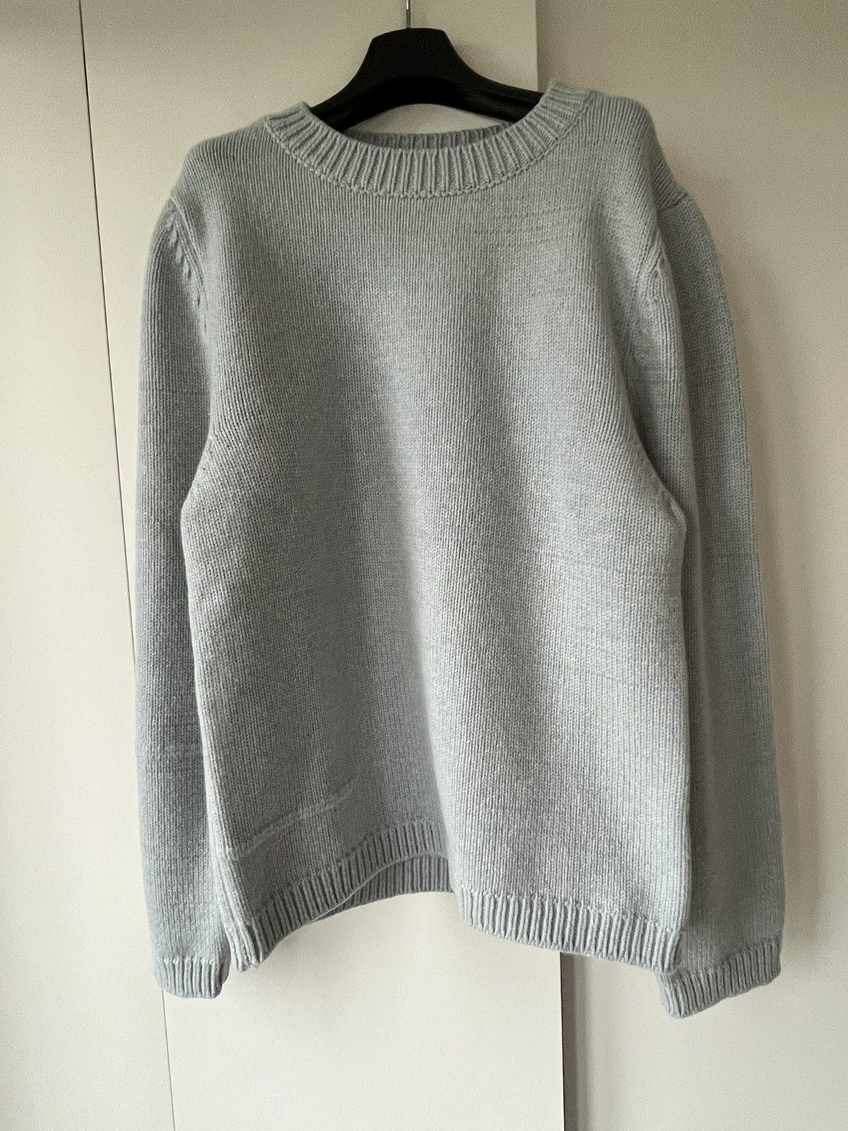 Raf Simons BNWT Raf Simons baby blue oversize faulty stitch sweater Size US S / EU 44-46 / 1 - 5 Thumbnail