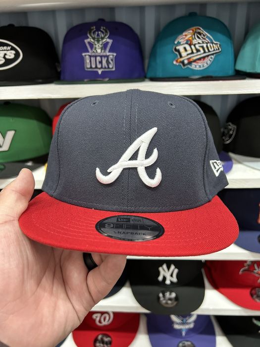 Braves 'MLB TEAM-BASIC' Realtree Camo Fitted Hat by New Era 