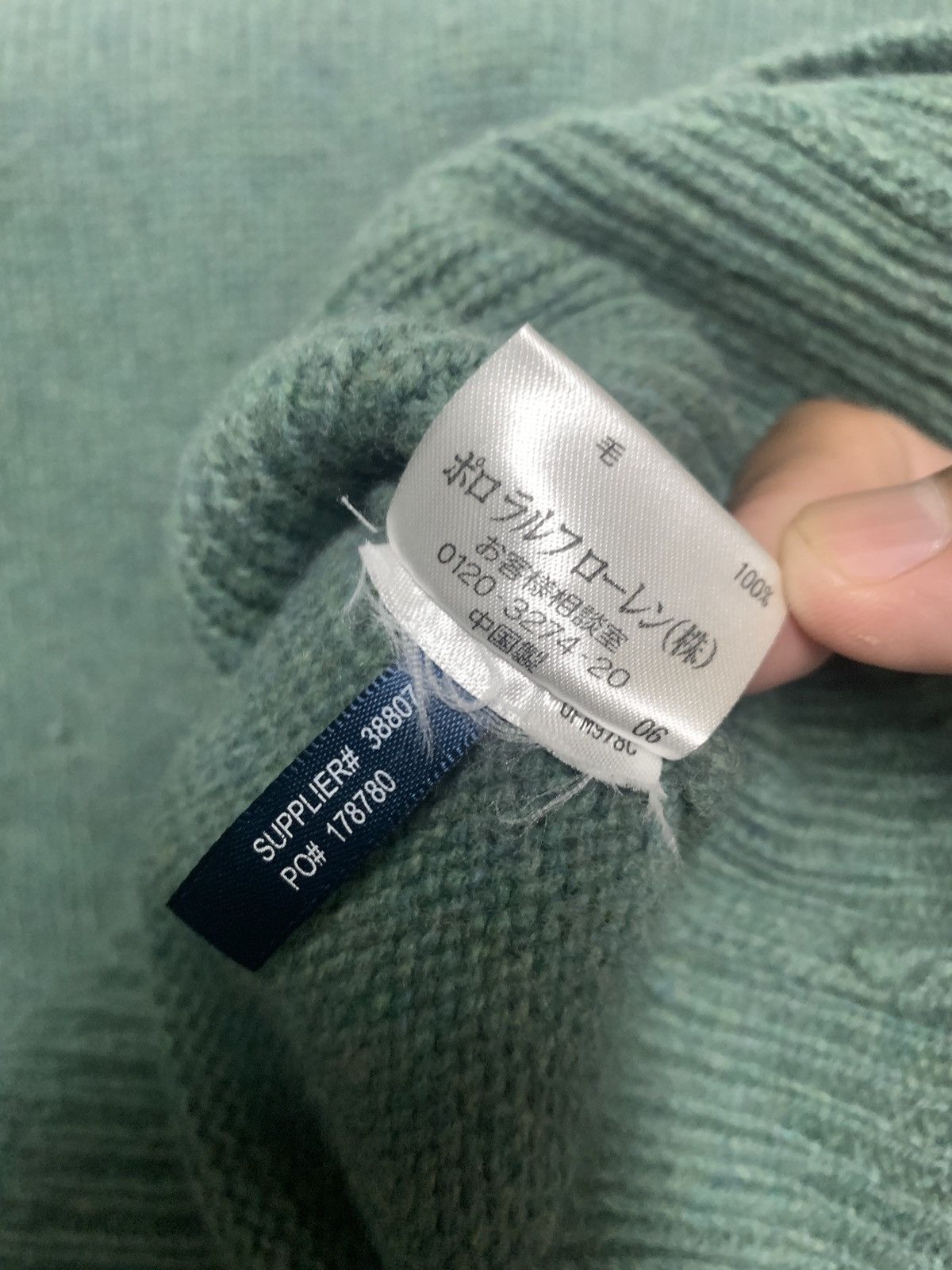 Polo Ralph Lauren × Ralph Lauren Polo Ralph Lauren 100% Lambs Wool Quarter Zip Knit Sweater Size US M / EU 48-50 / 2 - 6 Thumbnail