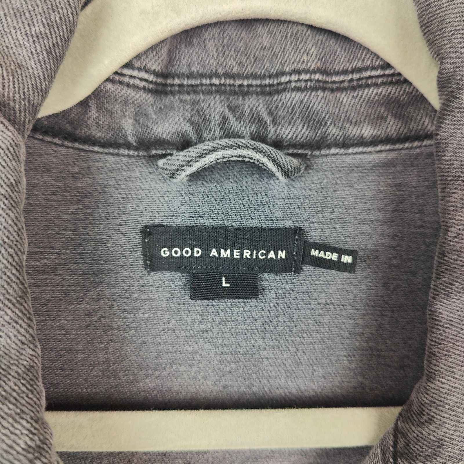 Good American Good American Committed To Fit Denim Jacket Womens Large Size L / US 10 / IT 46 - 2 Thumbnail