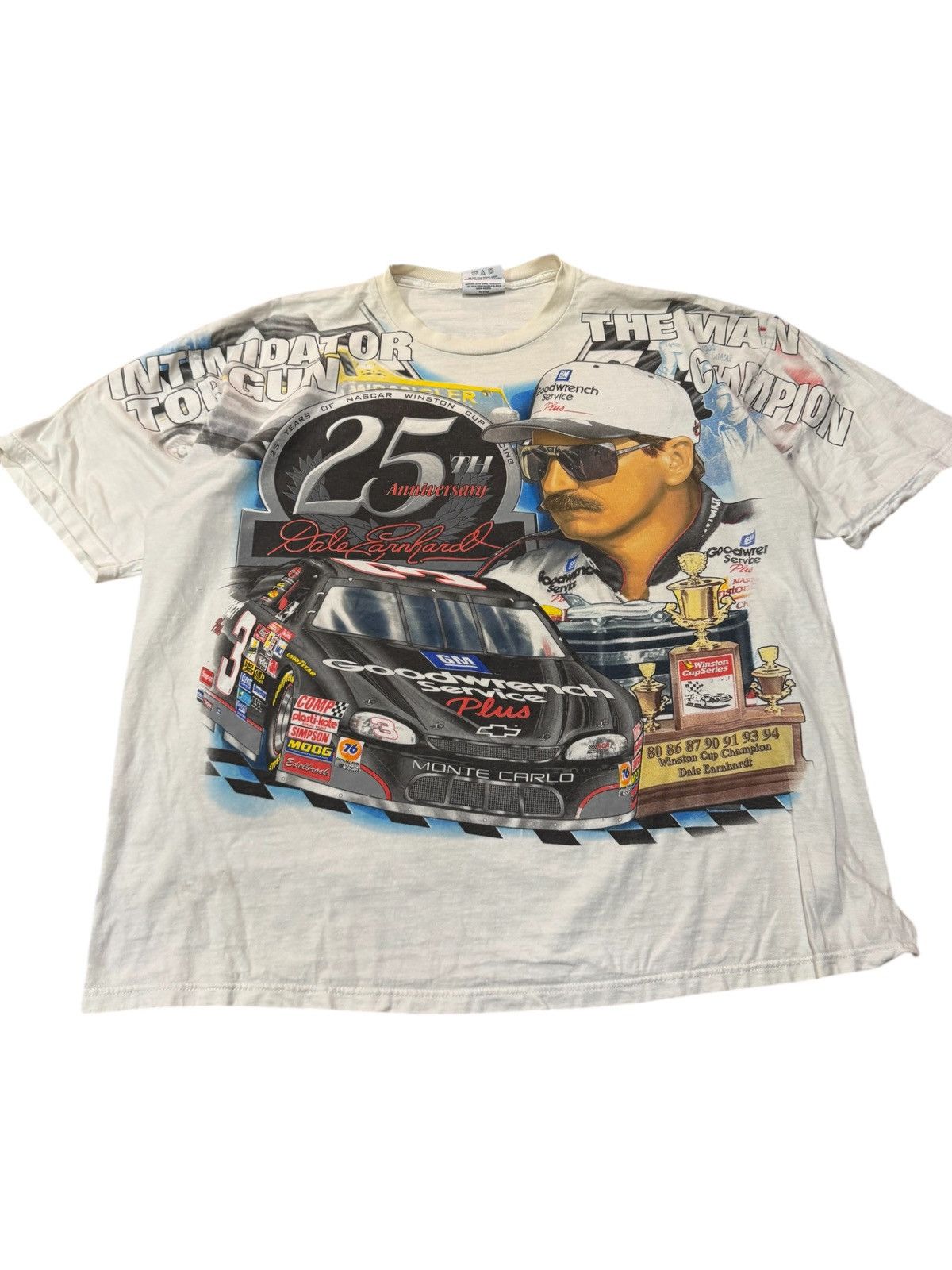 NASCAR × Vintage Vintage T-shirt Nascar AOP Dale Size US XL / EU 56 / 4 - 2 Thumbnail