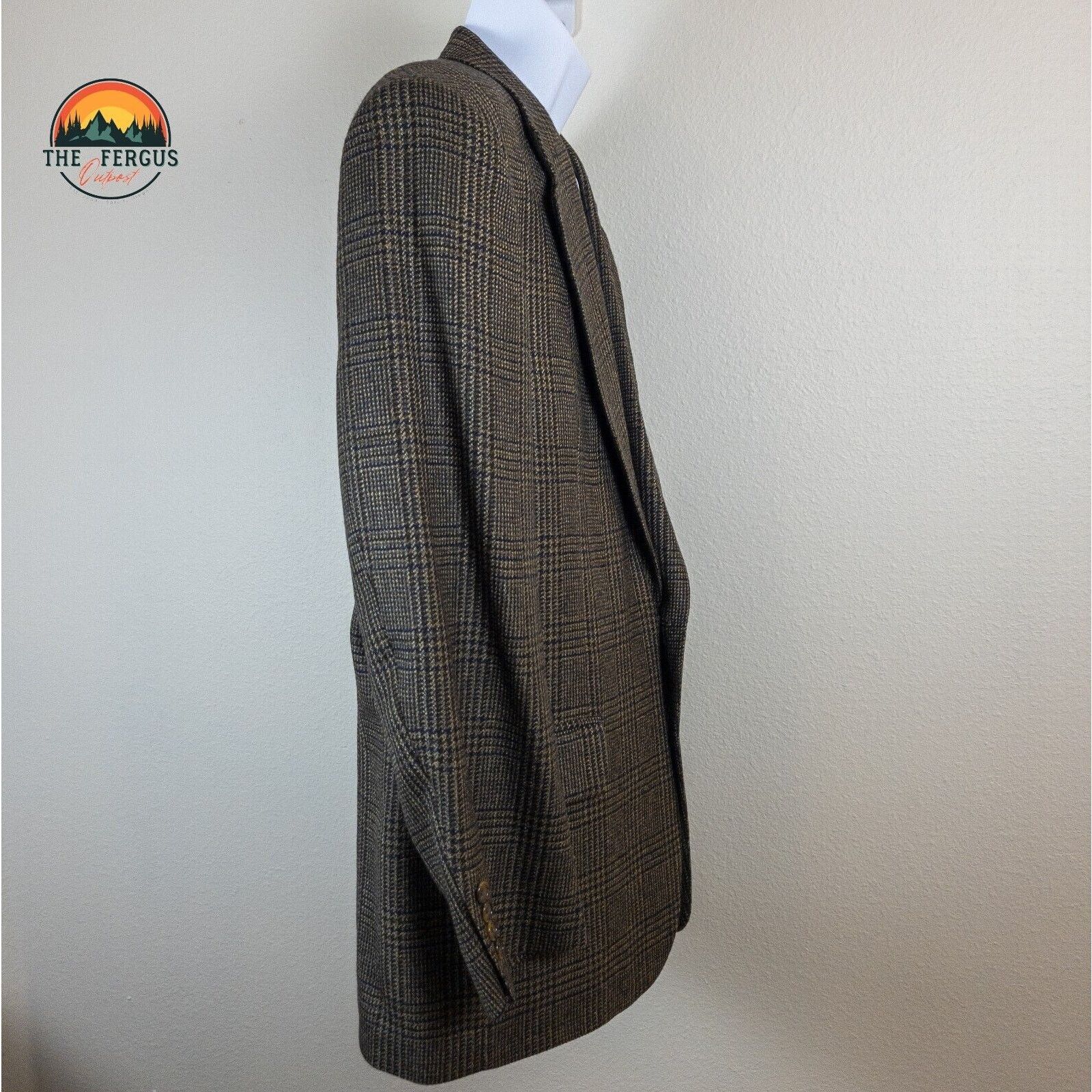 Oscar De La Renta Oscar De La Renta Heritage Wool Blazer Sport Coat Sz 42R Size 42R - 4 Thumbnail