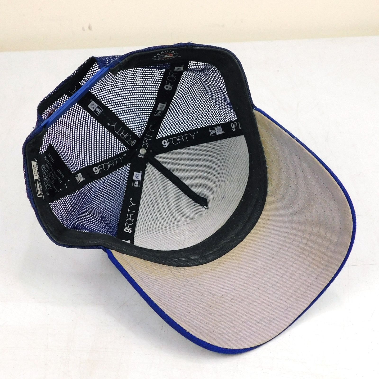 New Era New Era LA Dodgers Trucker Hat Adjustable Logo Patch Blue Size ONE SIZE - 6 Thumbnail