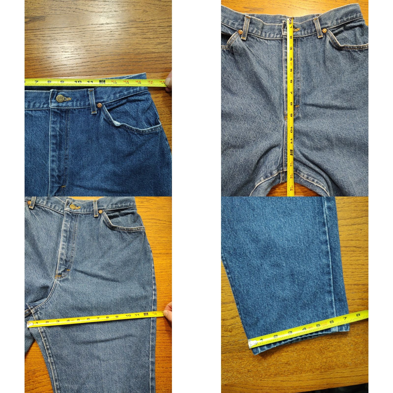 Lee VINTAGE Lee Jeans High Rise Mom Denim 31x28 Blue Cotton 5-Pocket USA Womens Size 24" / US 00 / IT 34 - 8 Thumbnail