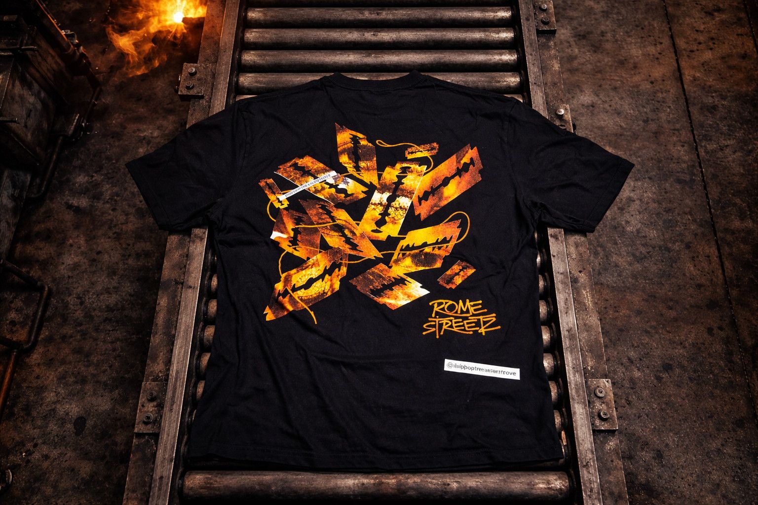 Other Rome Streetz *SIGNED* '24/'25 Tour Merch: Razor Tee XL Size US XL / EU 56 / 4 - 2 Thumbnail
