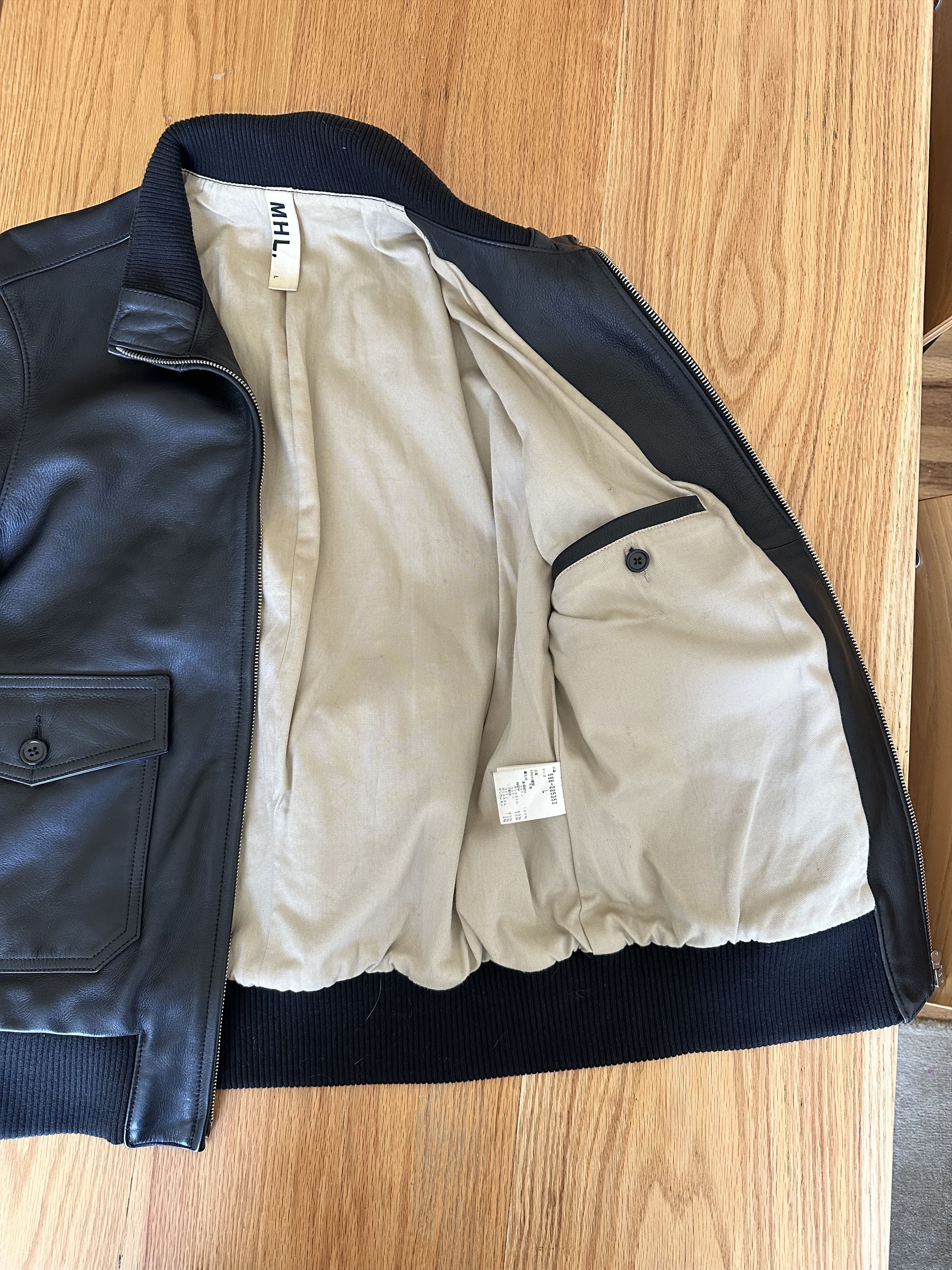 Margaret Howell Margaret Howell Leather bomber jacket Size US M / EU 48-50 / 2 - 7 Thumbnail
