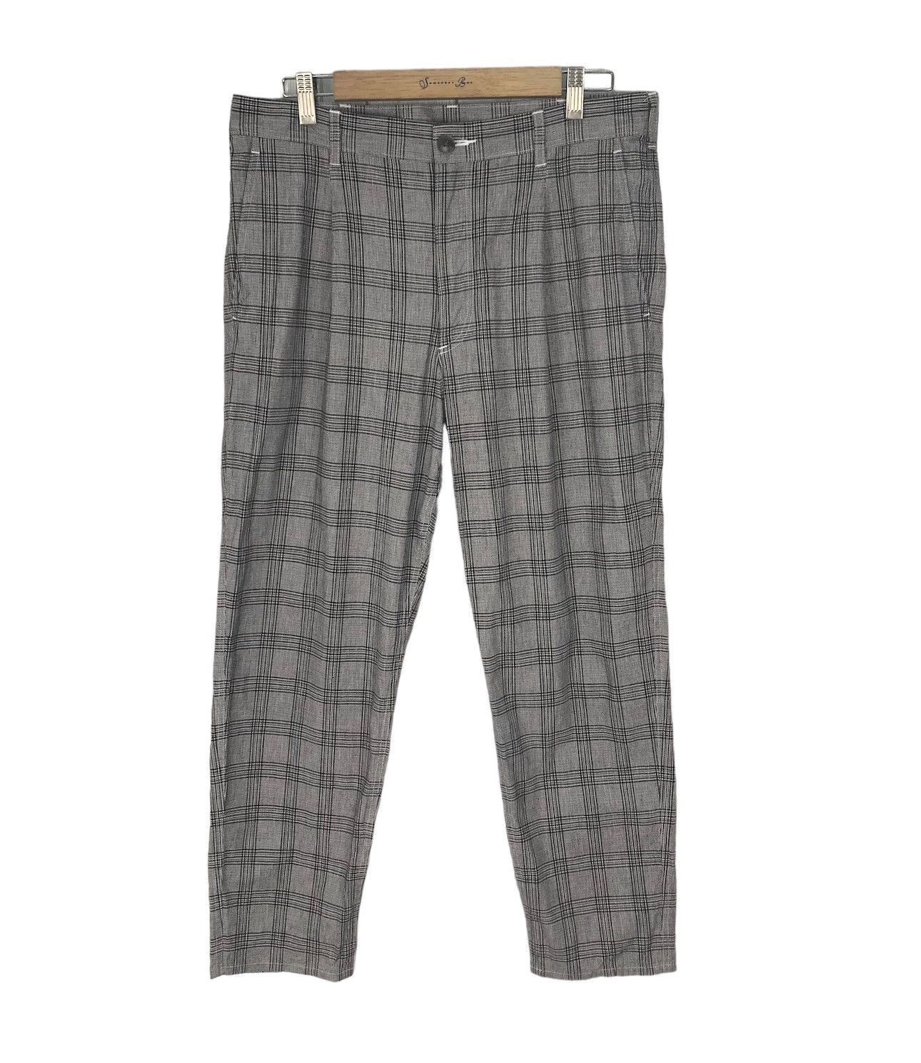 Beauty Beast UNITED ARROWS Beauty & Youth Elastane Checkered Pants Size US 34 / EU 50 - 1 Thumbnail
