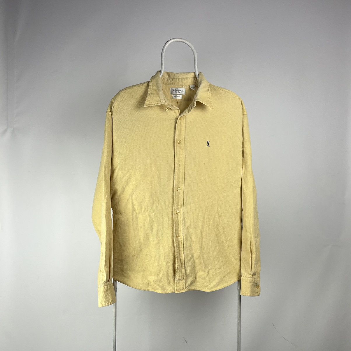 Yves Saint Laurent Yves saint Laurent corduroy shirt classic size XLarge Size US XL / EU 56 / 4 - 1 Thumbnail