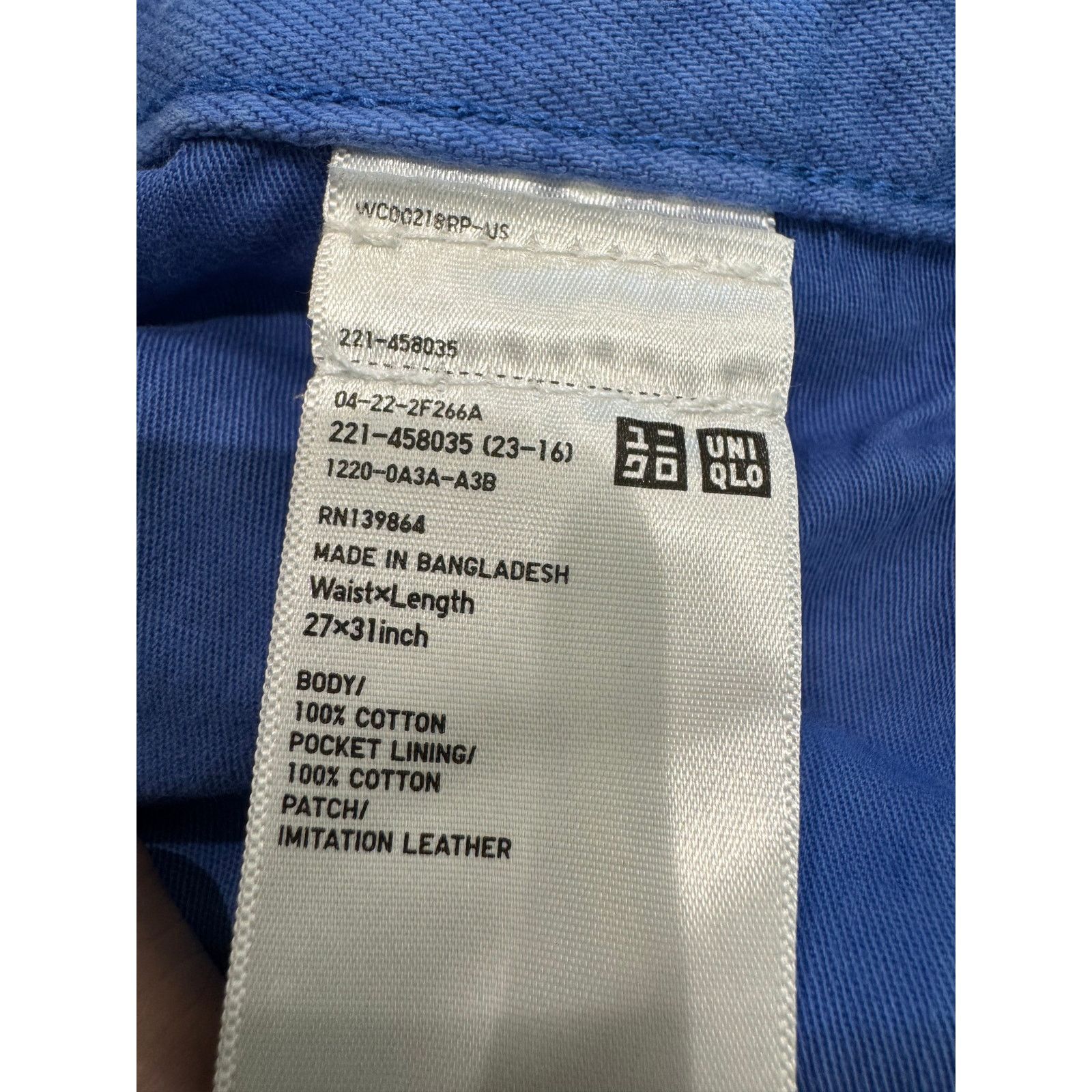 Marni Marni x UNIQLO Royal Blue Jeans Size US 27 - 4 Thumbnail