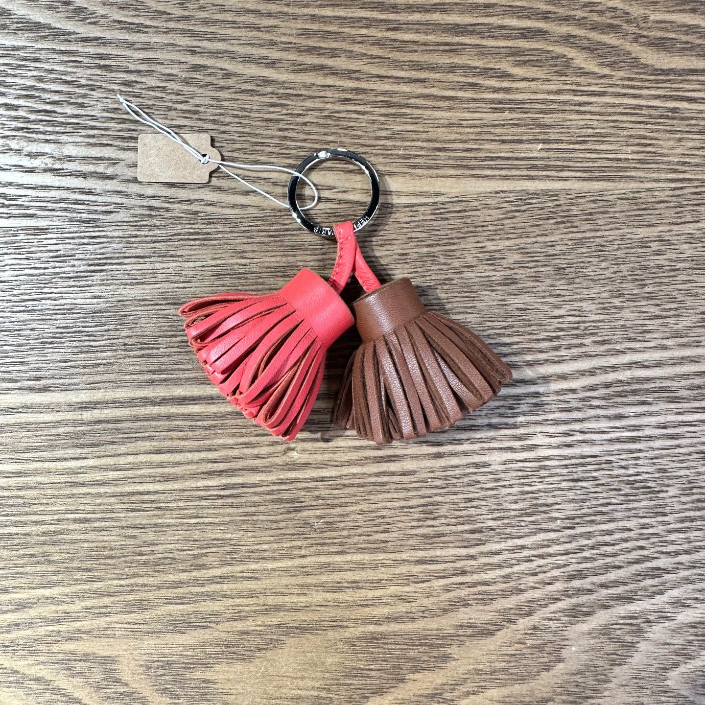 Hermes Hermes mar288 Rose Pink & Ebony Keychain Size ONE SIZE - 1 Thumbnail