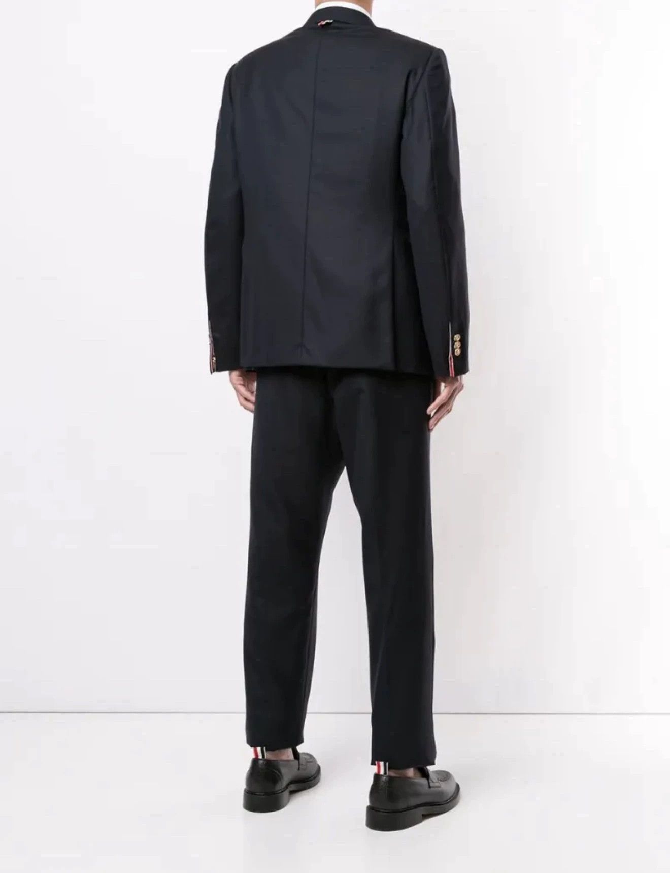 Thom Browne Thom Browne Navy Suit Non-Gold Buttons Size 0 98 New Wool Size US XS / EU 42 / 0 - 9 Thumbnail