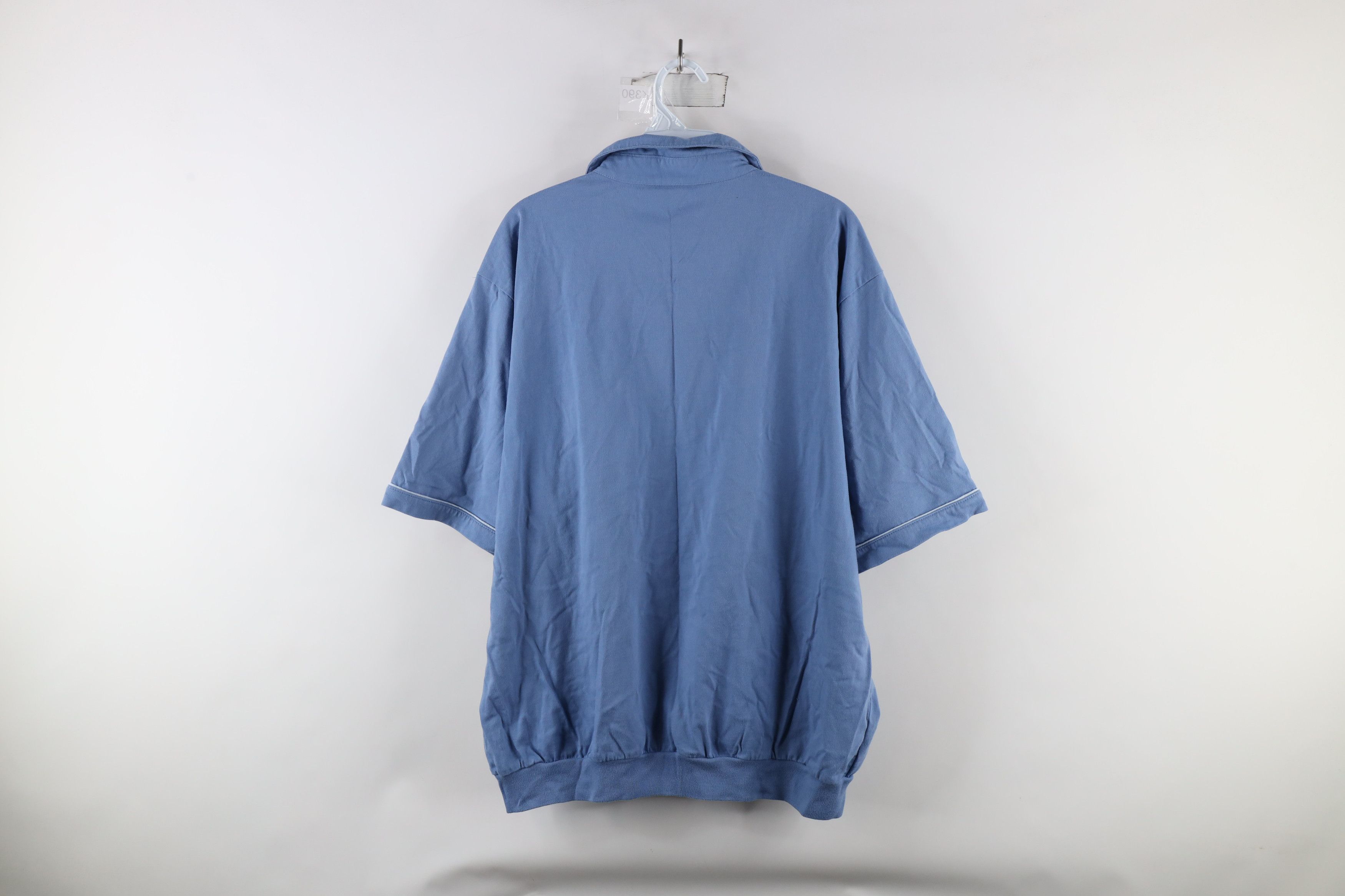 Vintage Vintage 90s Streetwear Collared Pullover Polo Shirt Blue Size US XL / EU 56 / 4 - 9 Thumbnail