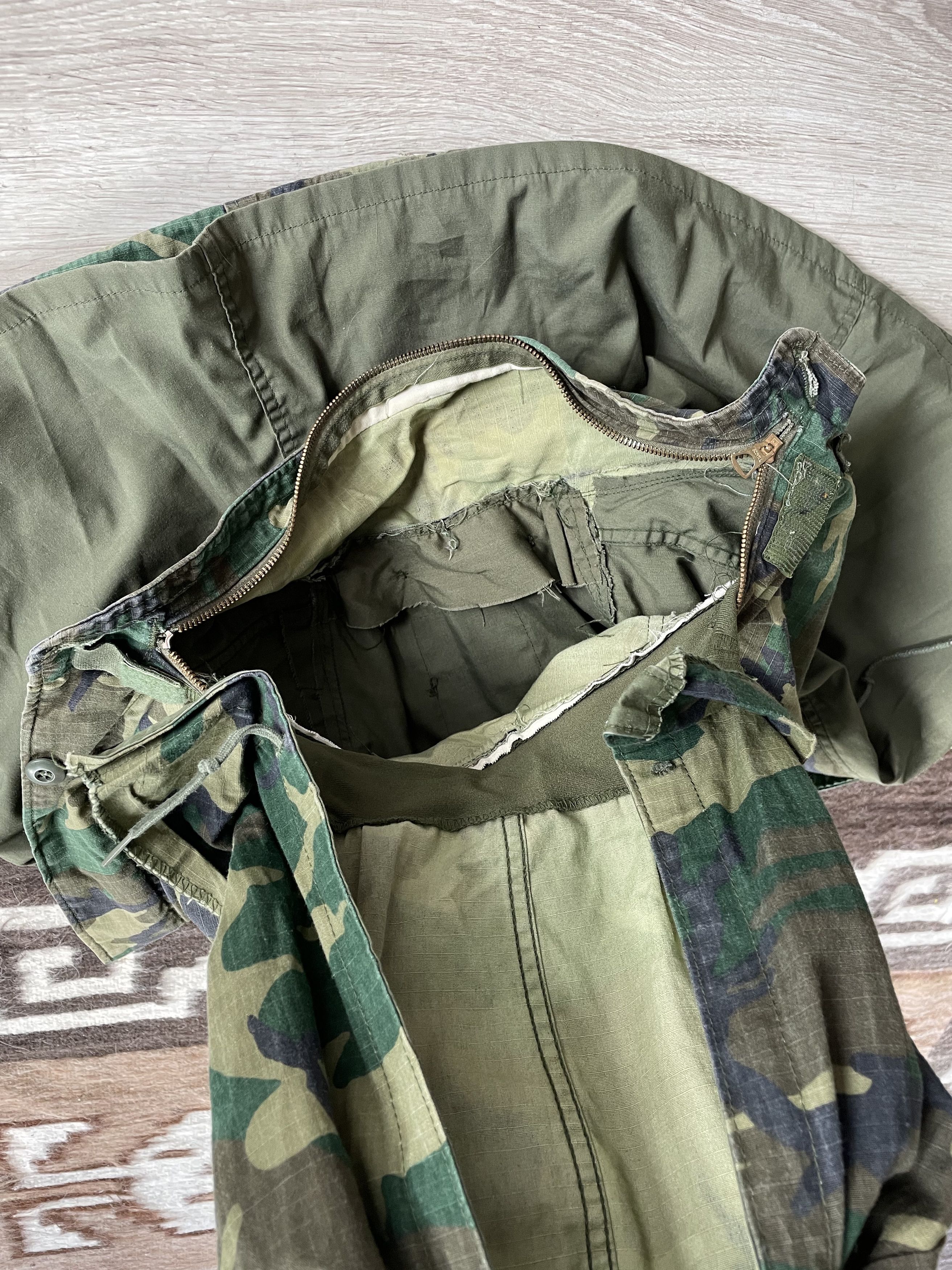 Alpha Industries Alpha Industries M65 USA Made Vintage 70s Camo Jacket 7364AC Size US S / EU 44-46 / 1 - 8 Thumbnail