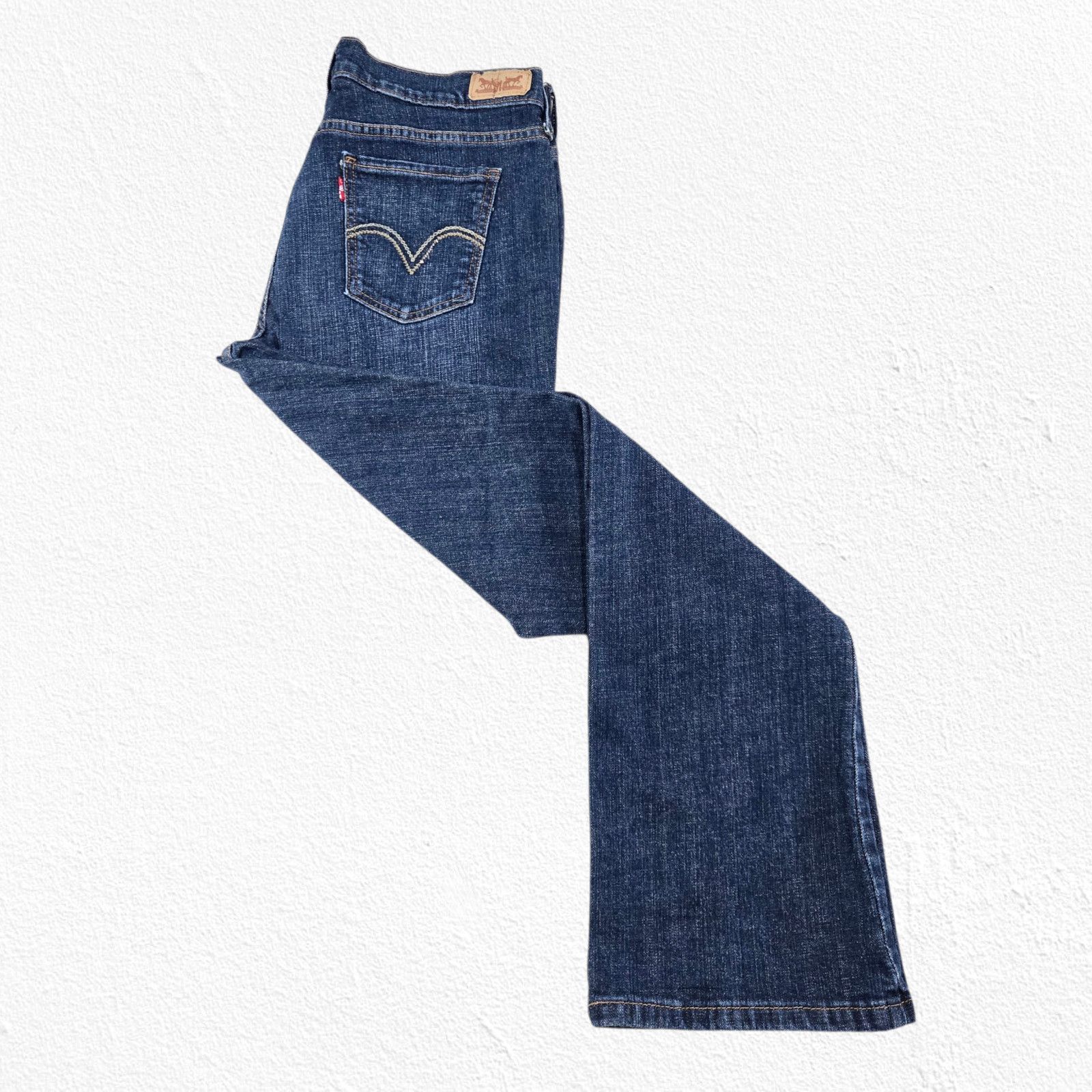 Levi's Levi’s 515 Bootcut Jeans Dark Wash Mid Rise Denim Size 10 Size 32" / US 10 / IT 46 - 10 Thumbnail