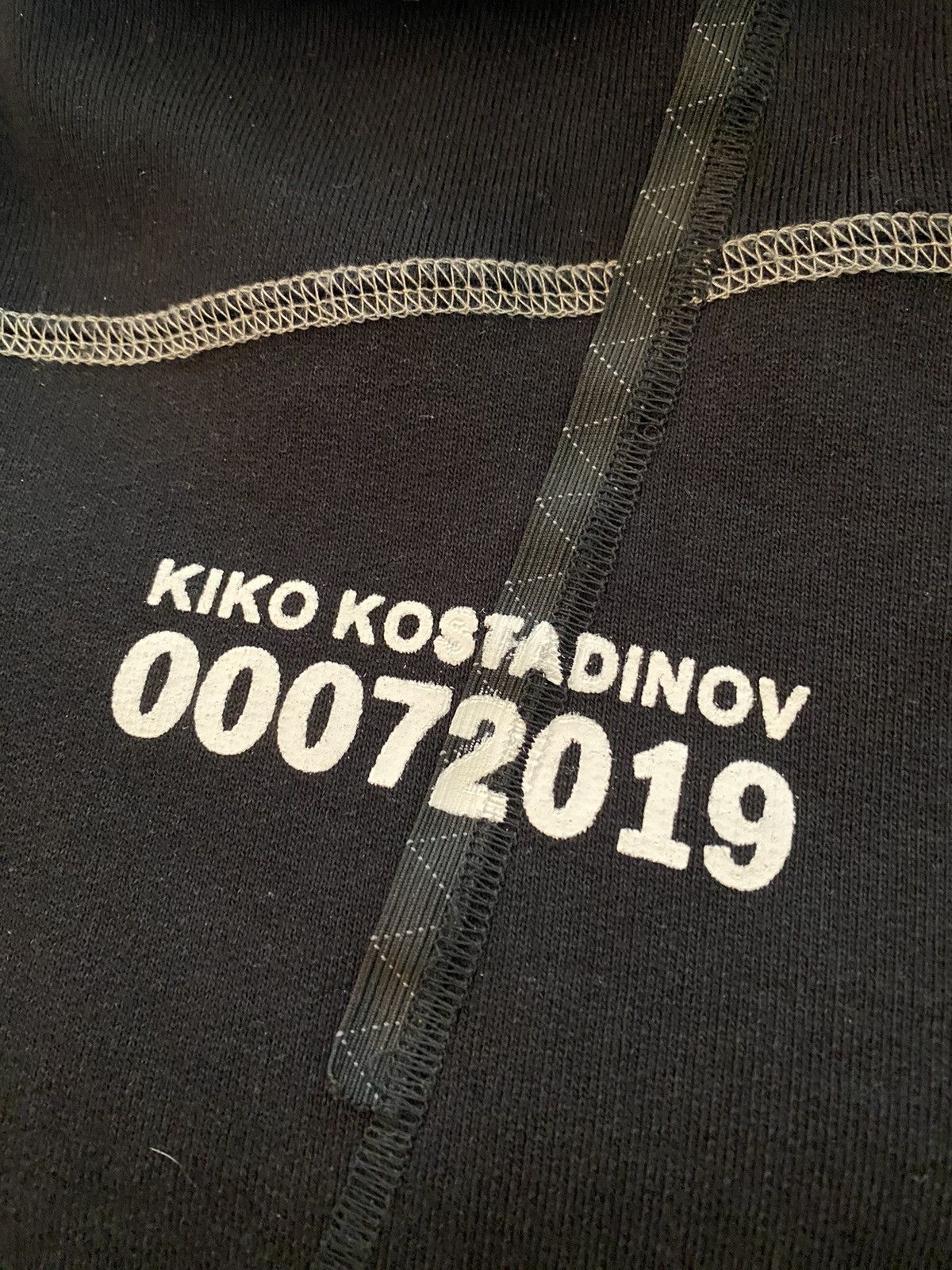 Kiko Kostadinov Kiko Kostadinov Black "Midnight Stripes" Hoodie Size US L / EU 52-54 / 3 - 3 Thumbnail