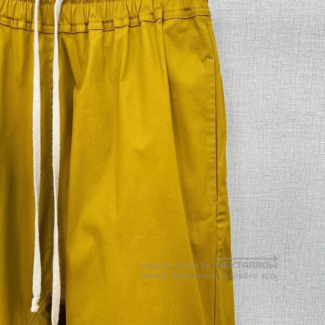 Rick Owens Rick Owens 22SS Yellow Cotton Shorts. Size US 32 / EU 48 - 4 Thumbnail