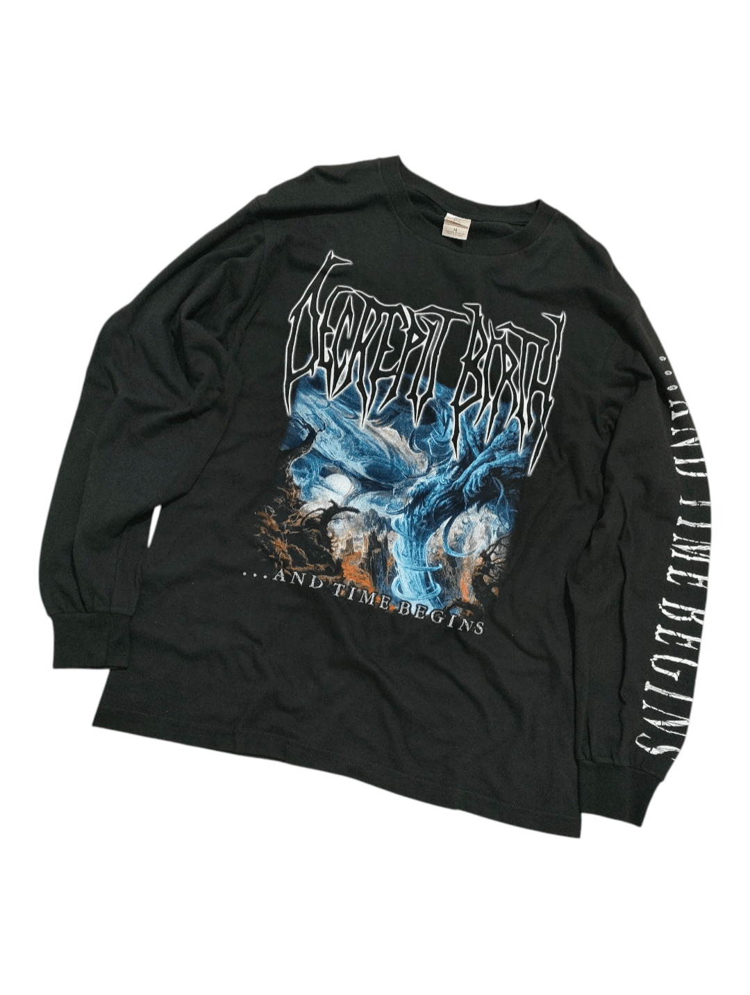 Band Tees 00s DECREPIT BIRTH - AND TIME BEGINS Long Sleeve Tee Size US L / EU 52-54 / 3 - 1 Thumbnail