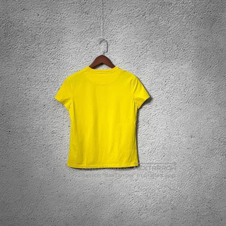 Hermes Hermes Solid Color Pocket Short Sleeve T-Shirt, Yellow Size XXS / US 00 / IT 34 - 2 Thumbnail