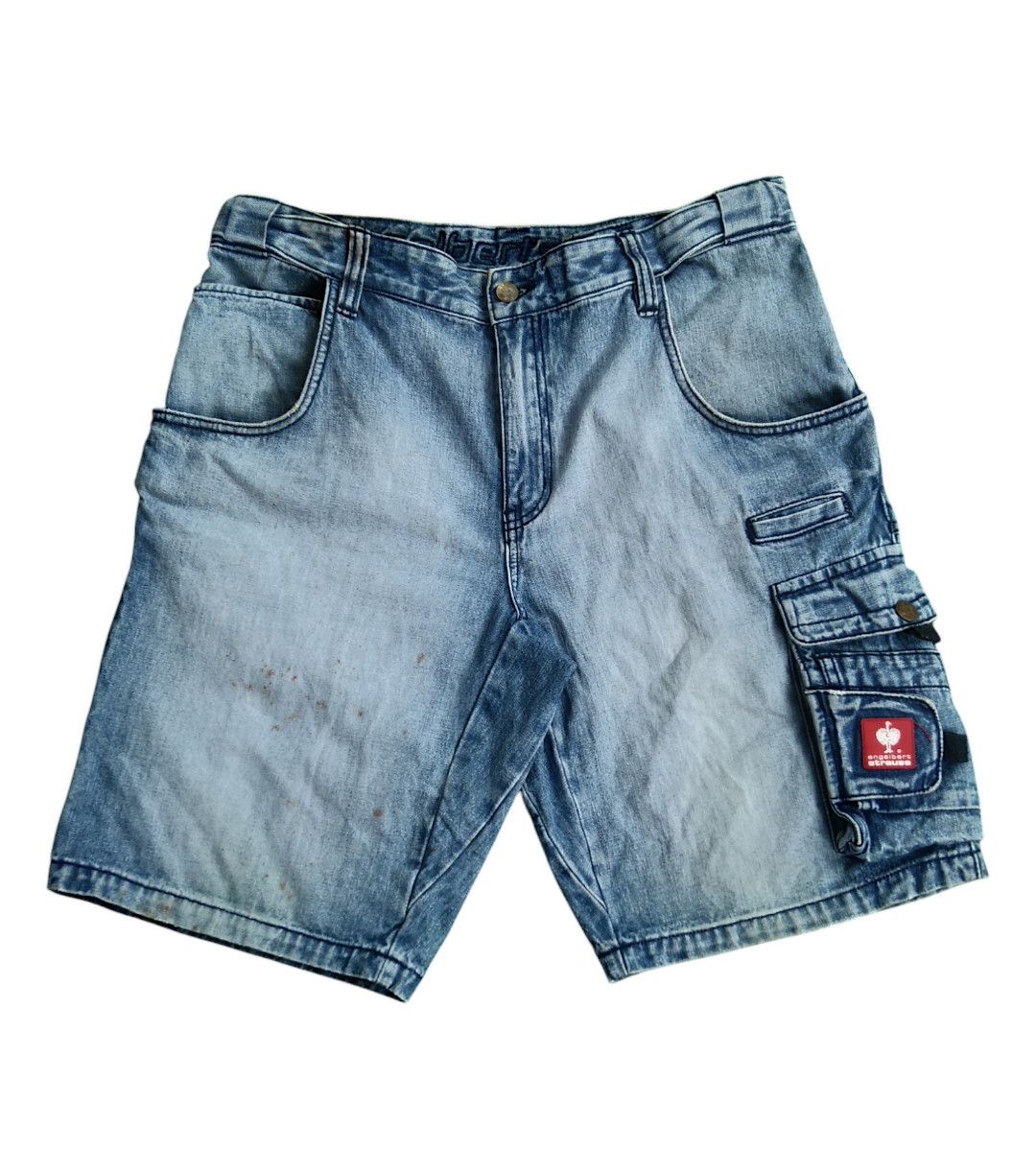 Garment Reproduction of Workers × Vintage Engelbert Strauss Denim Carpenter Multi Pocket Size US 36 / EU 52 - 1 Thumbnail